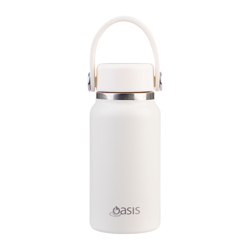 Oasis Mini Stainless Steel Insulated Bottle 200ml - Alabaster