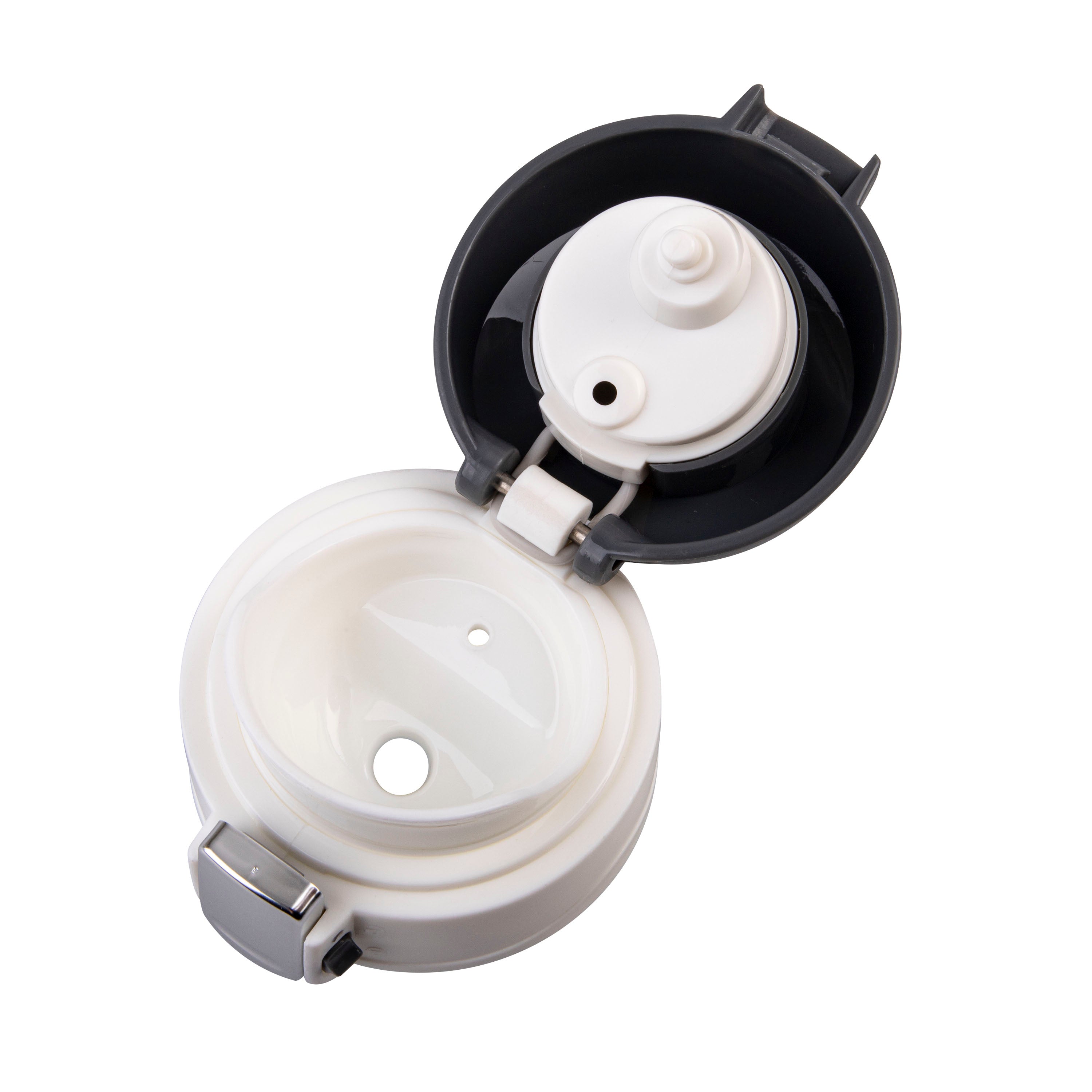 Oasis Stainless Steel Flip-Top Vacuum Flask 450ml - Gunmetal