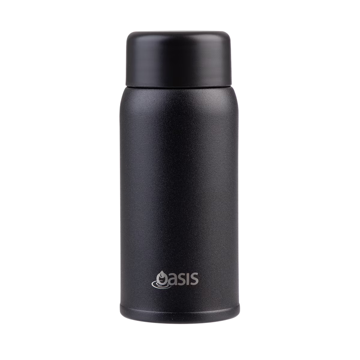 Oasis Mini Mini Double Wall Drink Bottle 150ml - Black