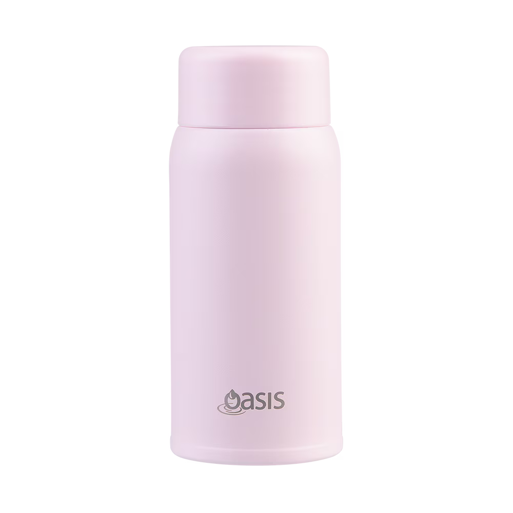 Oasis Mini Mini Double Wall Drink Bottle 150ml - Pink Lemonade
