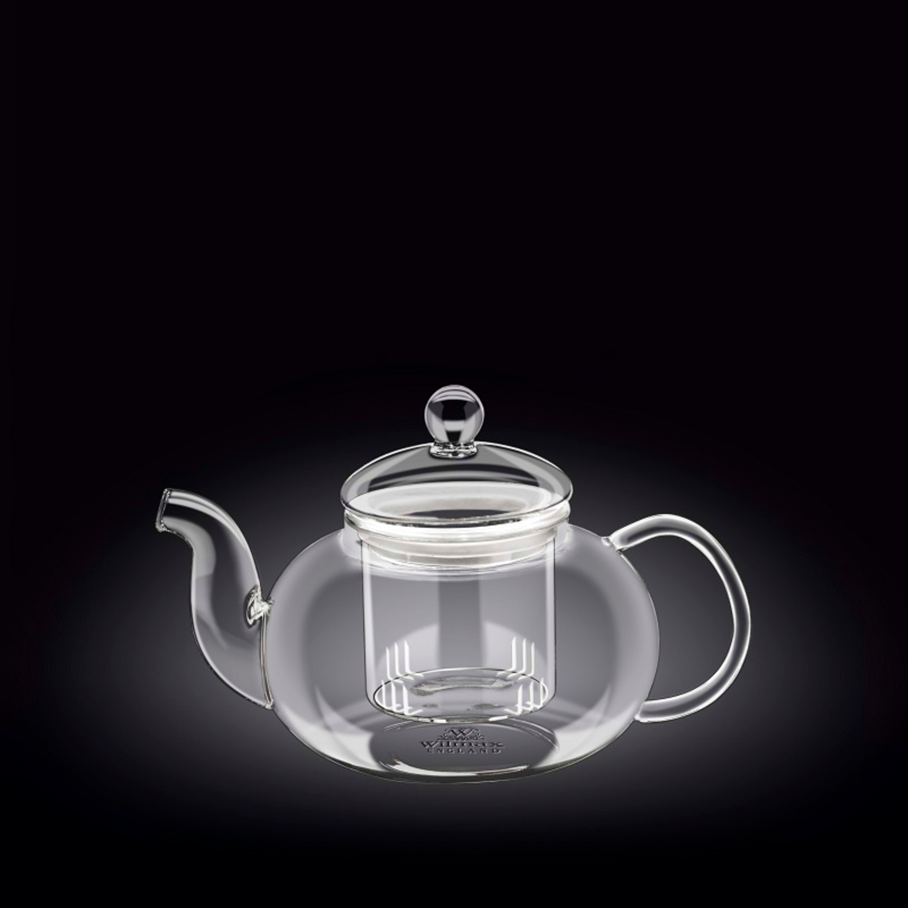 Wilmax England Thermo Tea Pot 620ml with Glass Lid