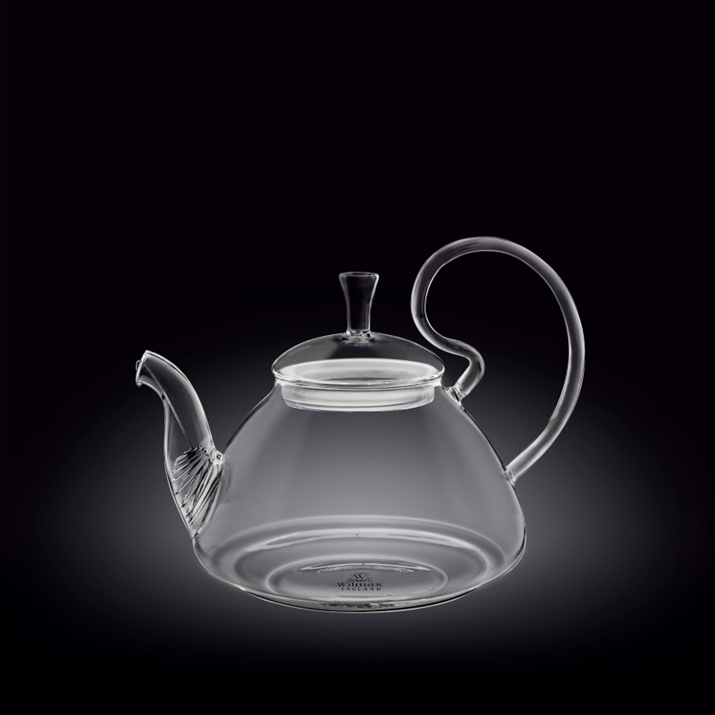 Wilmax England Thermo Tea Pot 600ml with Glass Lid