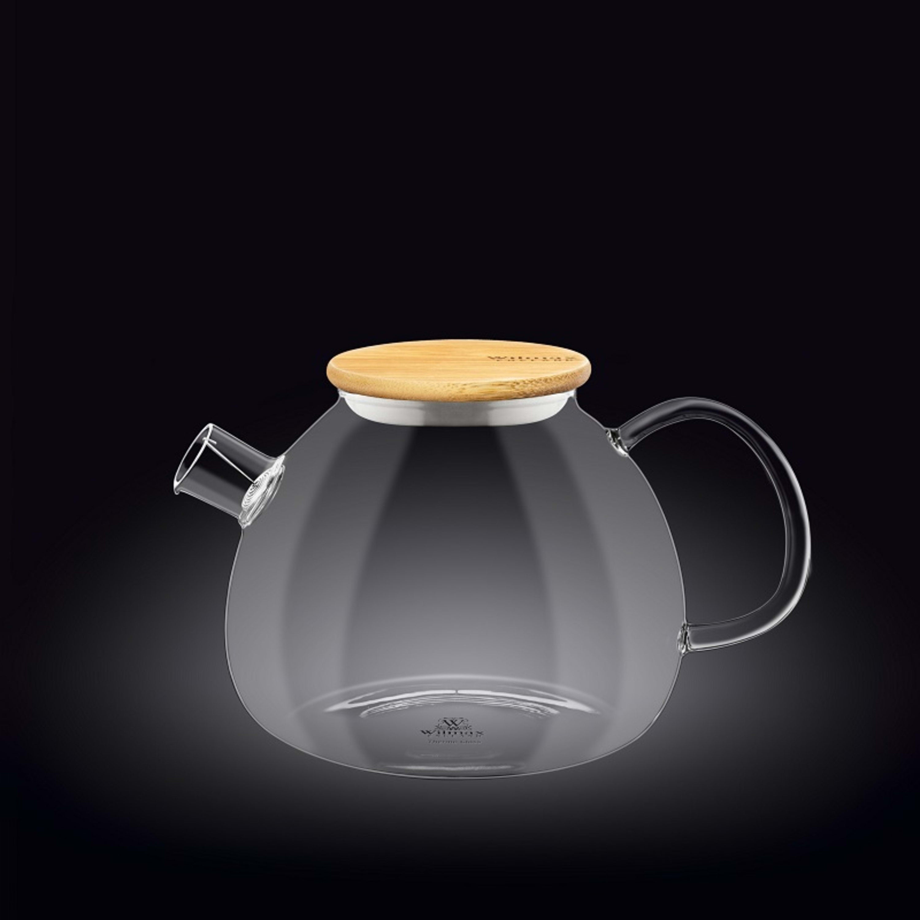 Wilmax England Thermo Tea Pot 1000ml with Bamboo Lid
