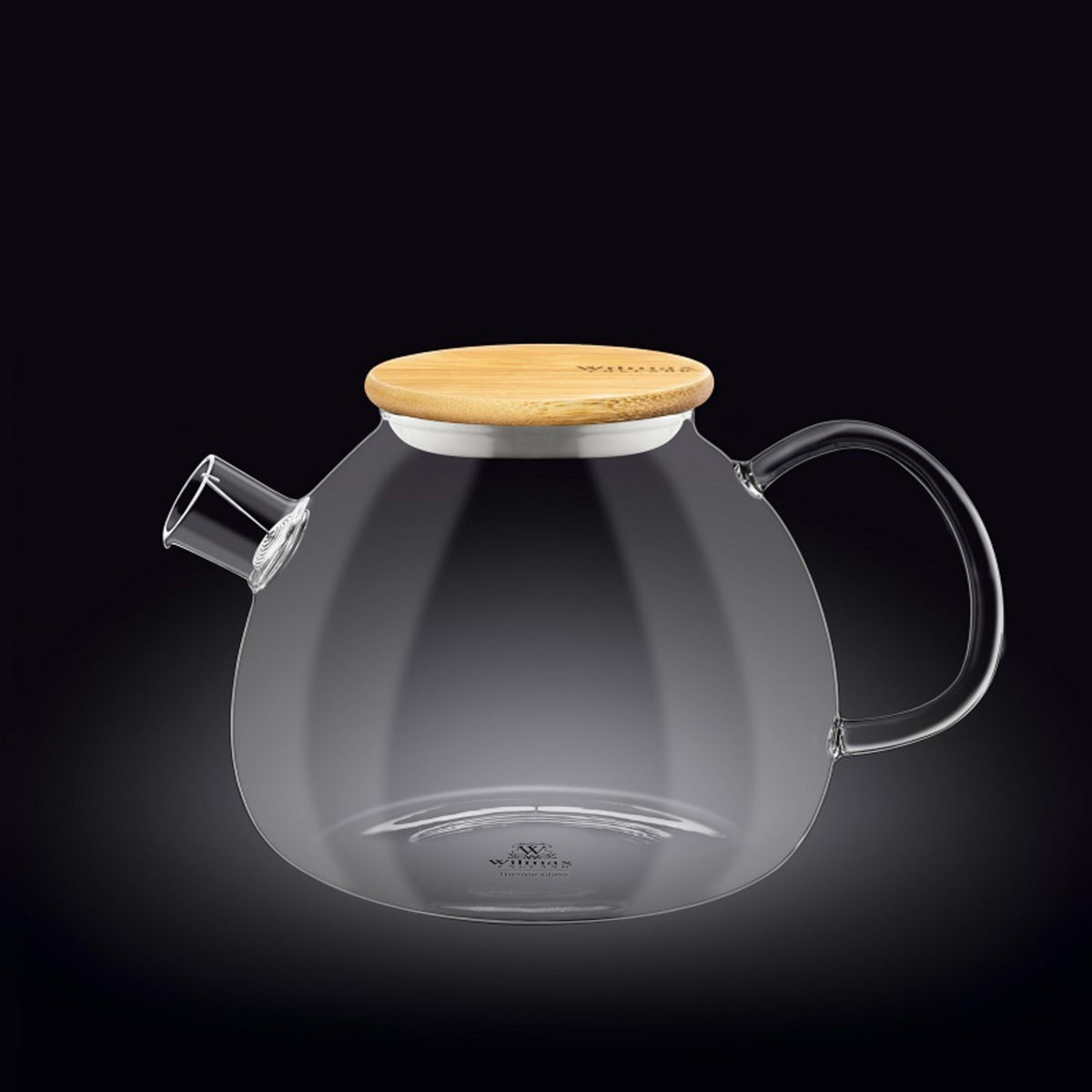 Wilmax England Thermo Tea Pot 1500ml with Bamboo Lid