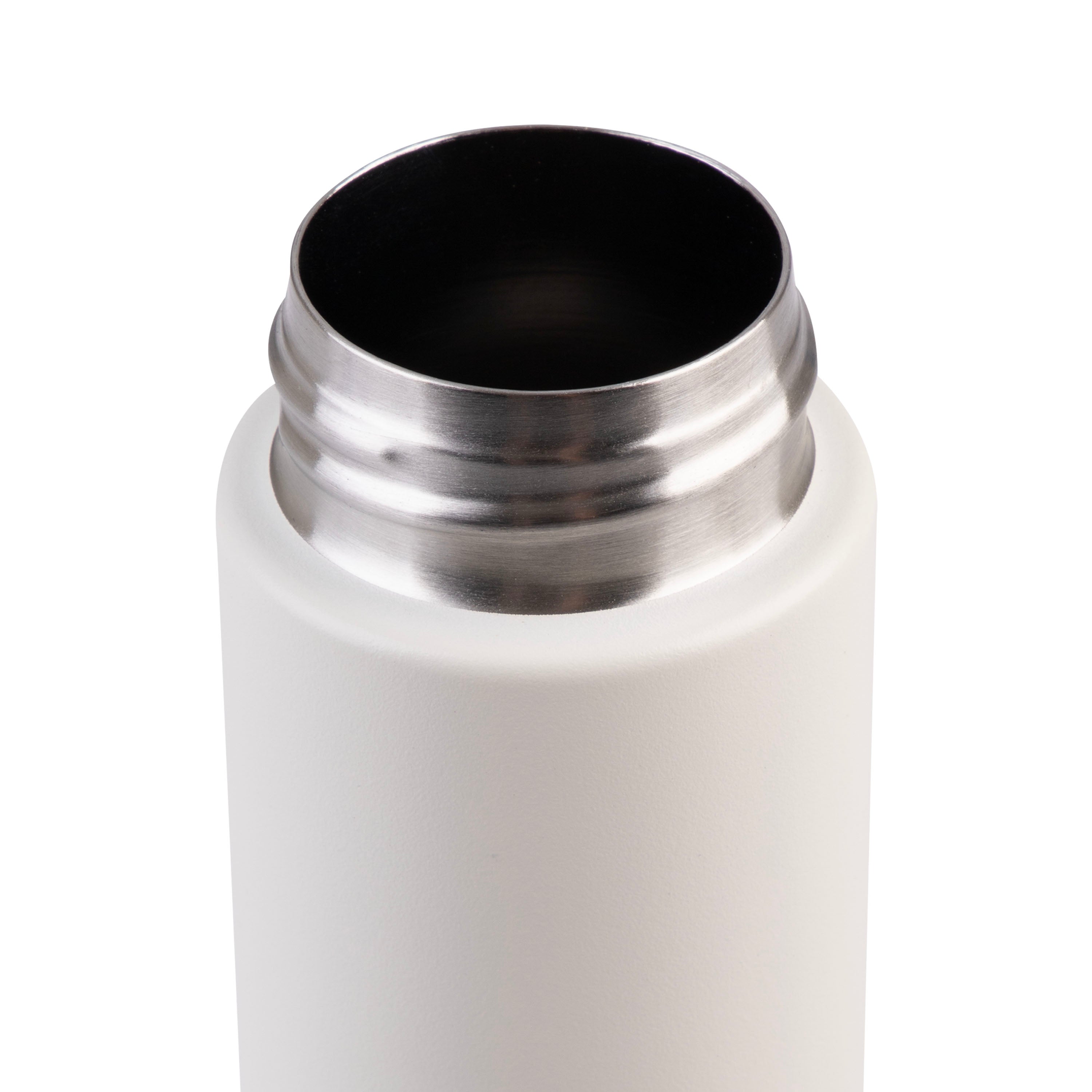 Oasis Skinny Mini Double Wall Drink Bottle with Powdercoat 250ml - Alabaster