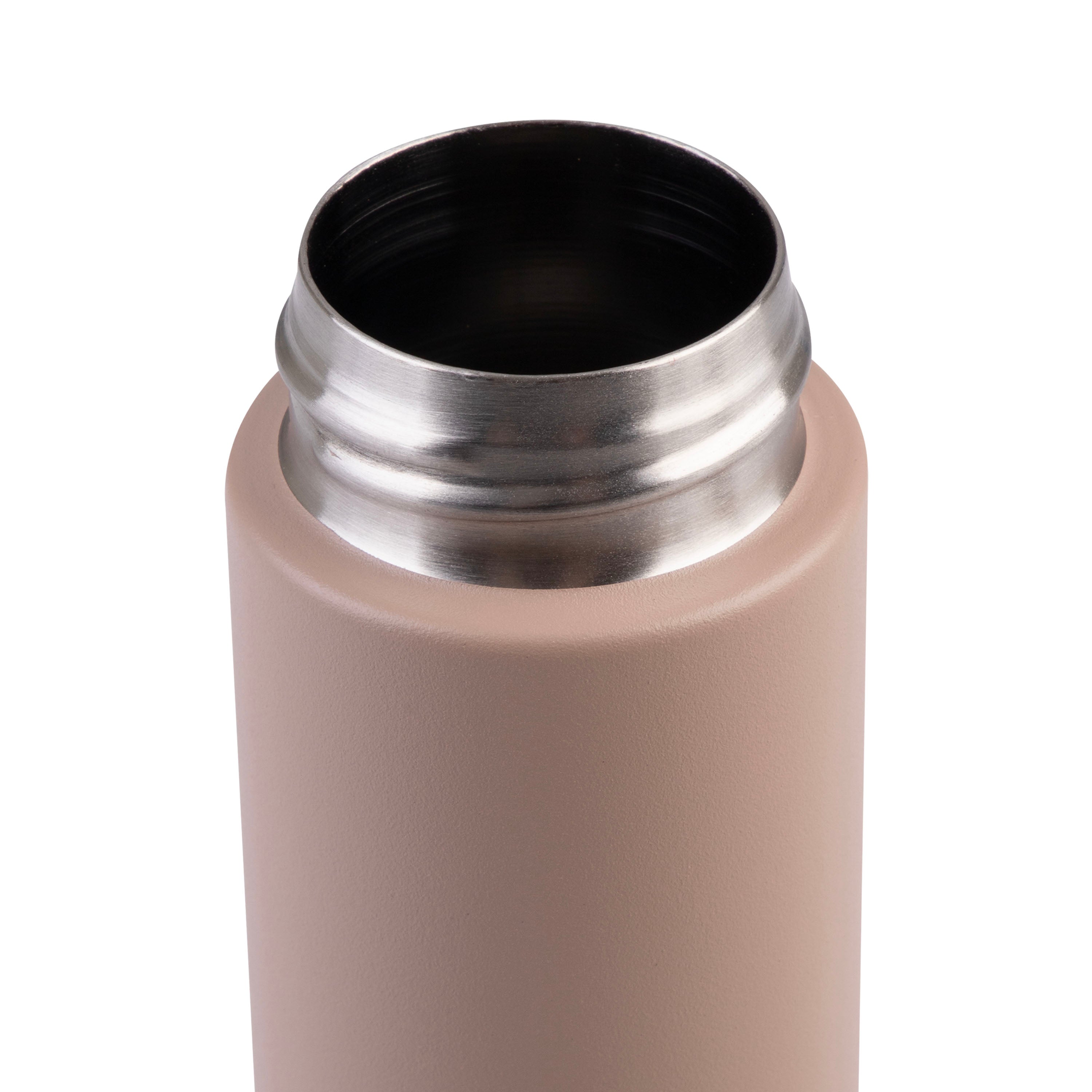 Oasis Skinny Mini Double Wall Drink Bottle with Powdercoat 250ml - Latte