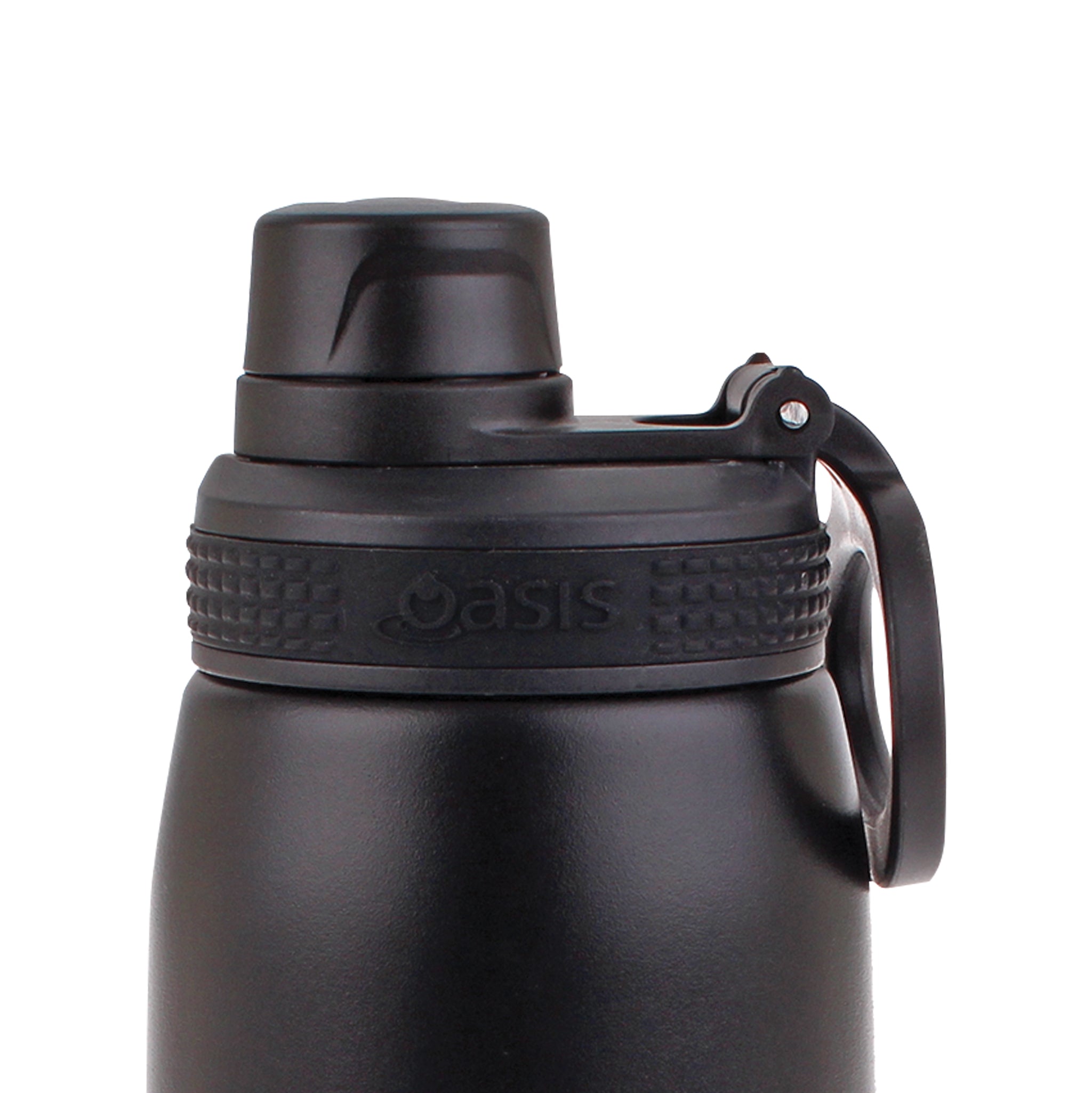 Oasis Double Wall Sports Bottle with Screw Cap 780ml - Black