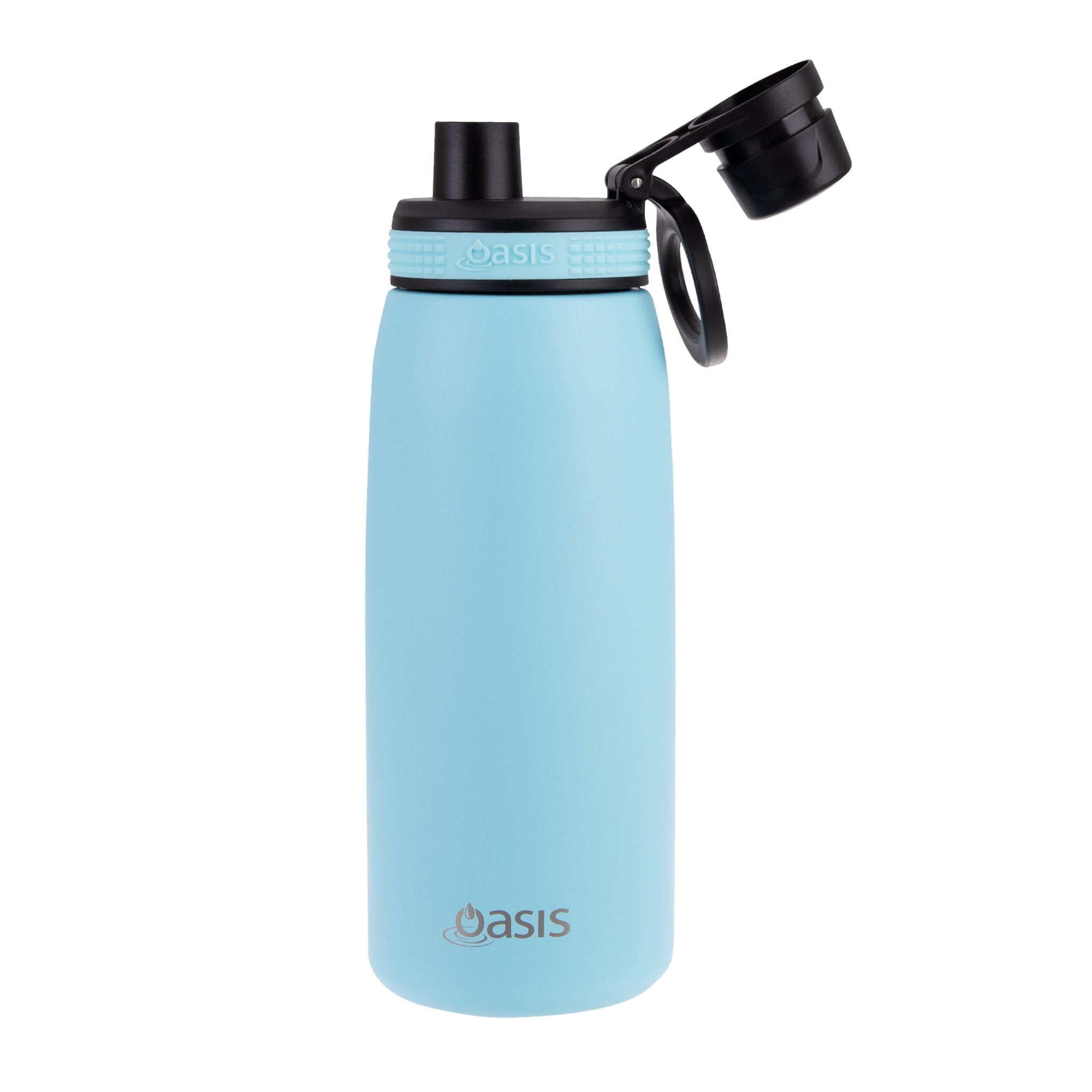 Oasis Double Wall Sports Bottle with Screw Cap 780ml - Island Blue