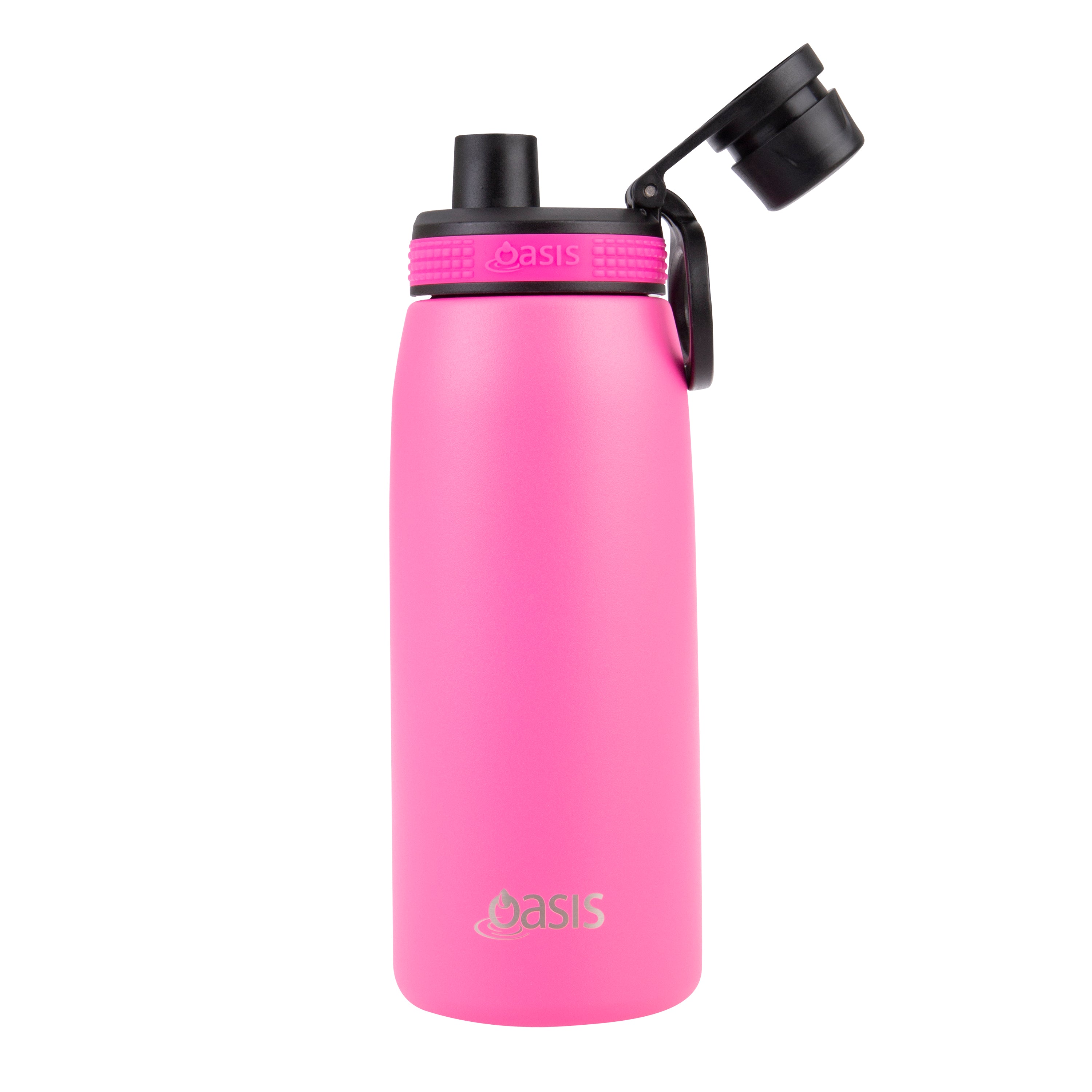 Oasis Double Wall Sports Bottle with Screw Cap 780ml - Neon Pink