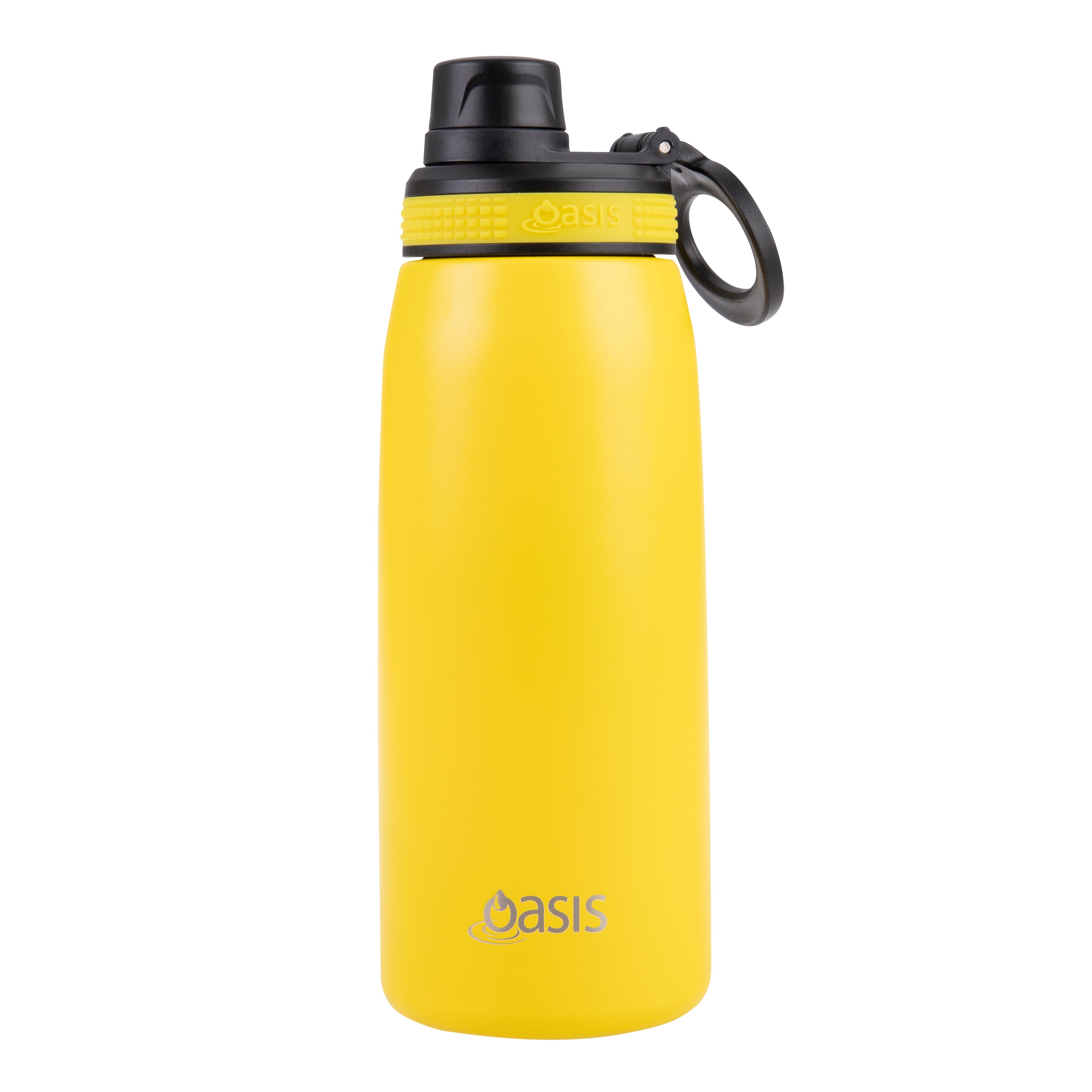 Oasis Double Wall Sports Bottle with Screw Cap 780ml - Neon Yellow