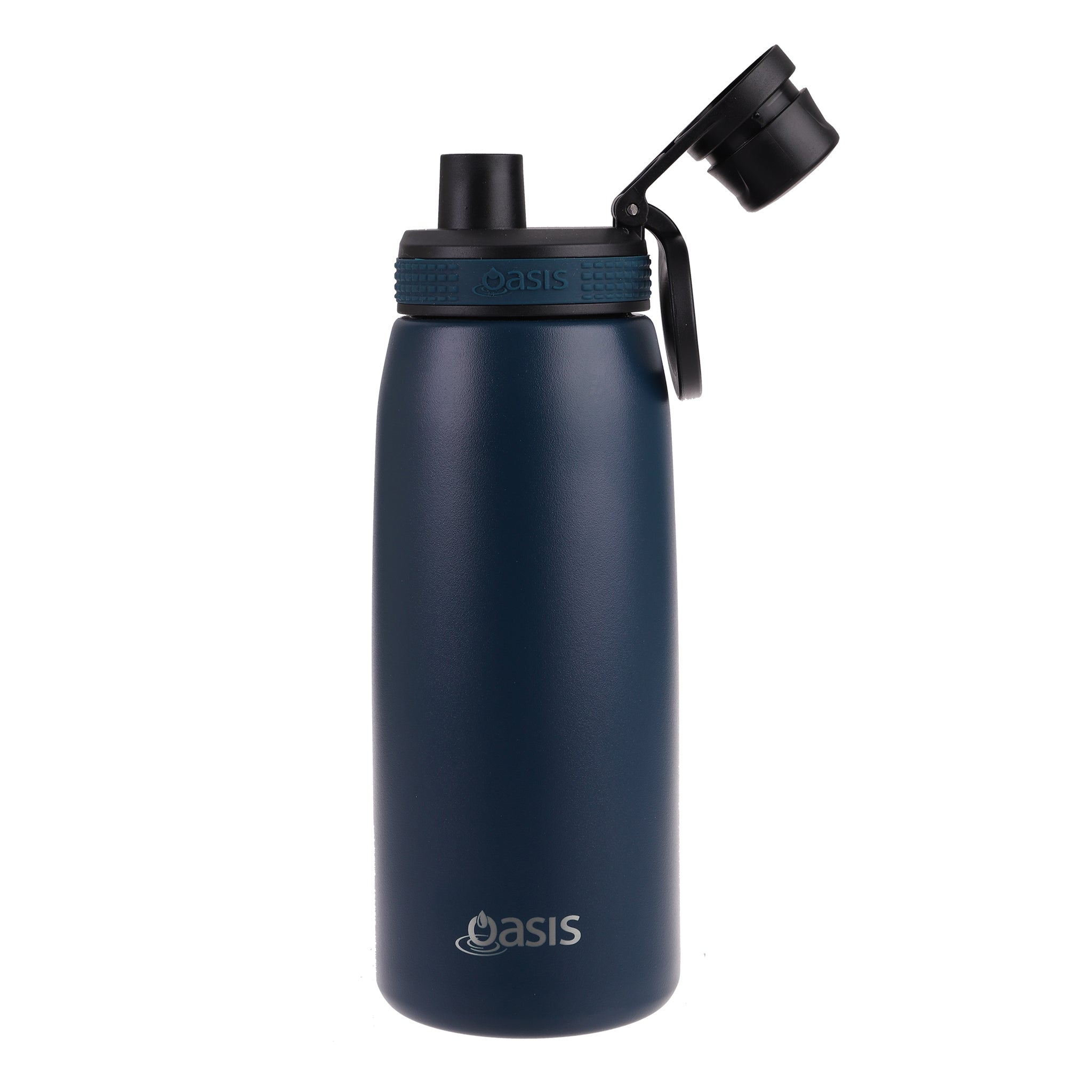 Oasis Double Wall Sports Bottle with Screw Cap 780ml - Navy