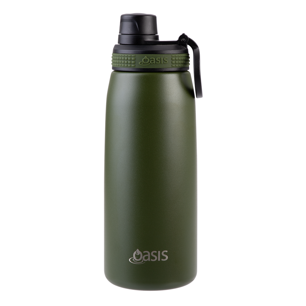 Oasis  Double Wall Sports Bottle with Screw Cap 780ml - Forest Green