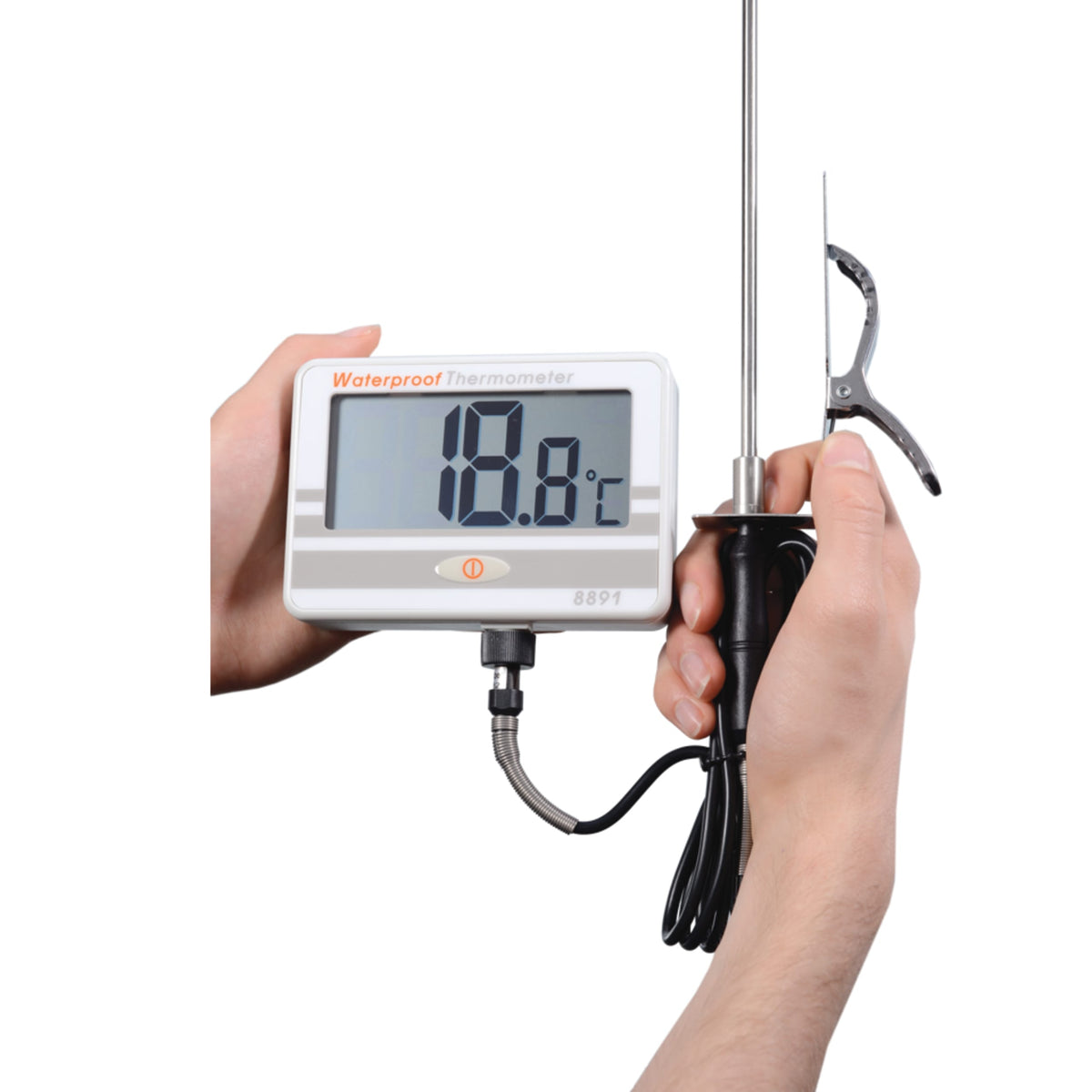 HLP 8891 Waterproof Large Display Probe Thermometer 500mm