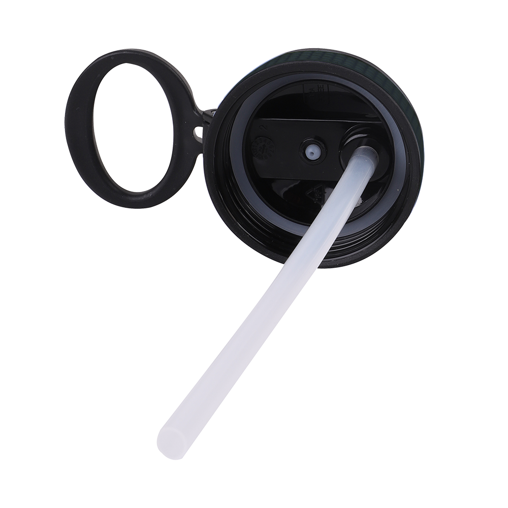 Oasis Sipper Lid & Straw Set Only for Sports Bottle - Black