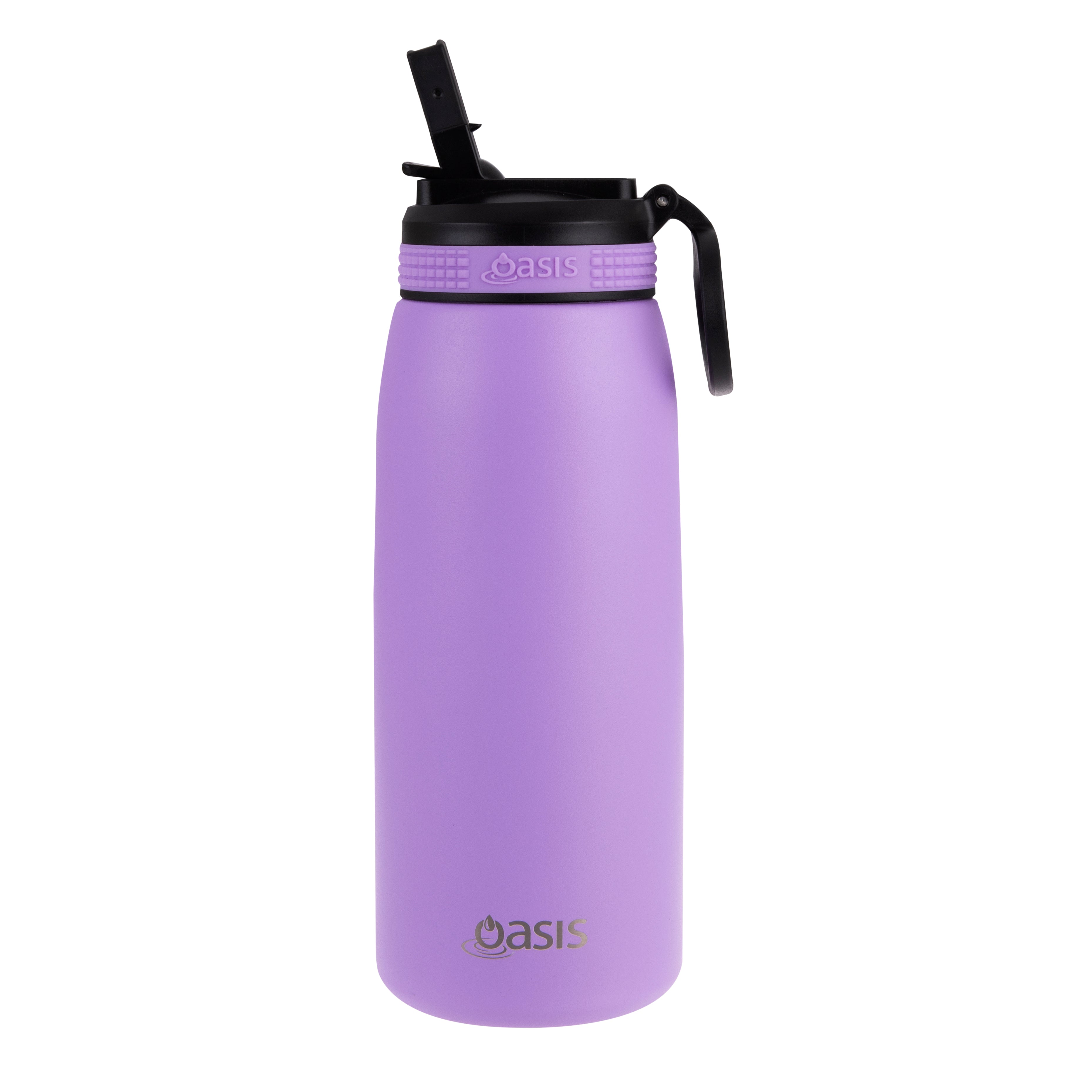 Oasis Double Wall Sports Bottle with Sipper Straw 780ml - Lavender