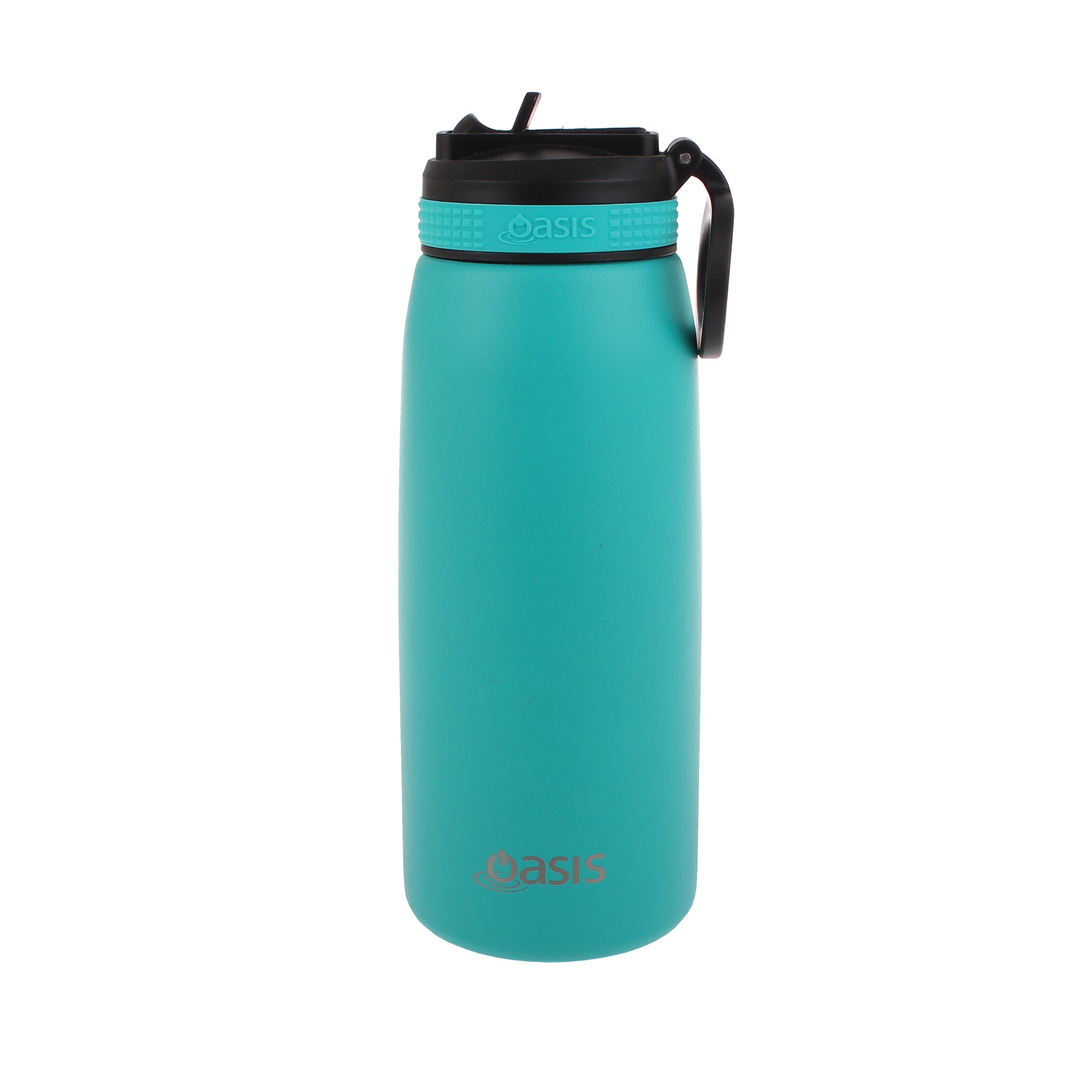 Oasis Double Wall Sports Bottle with Sipper Straw 780ml - Turquoise