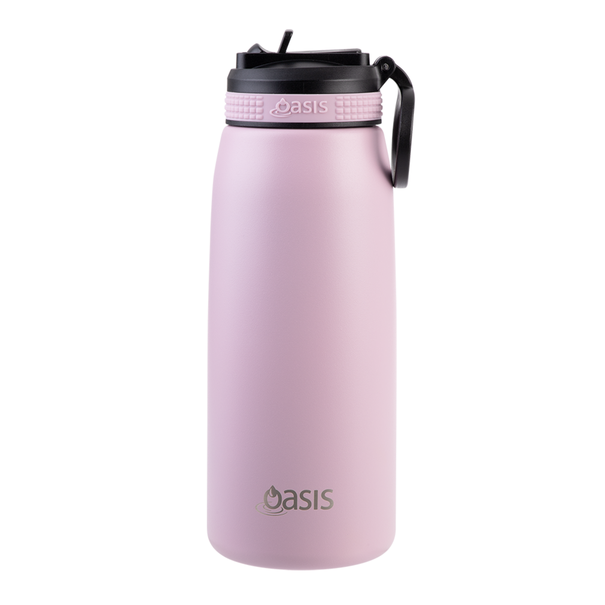 Oasis Double Wall Sports Bottle with Sipper Straw 780ml - Blush