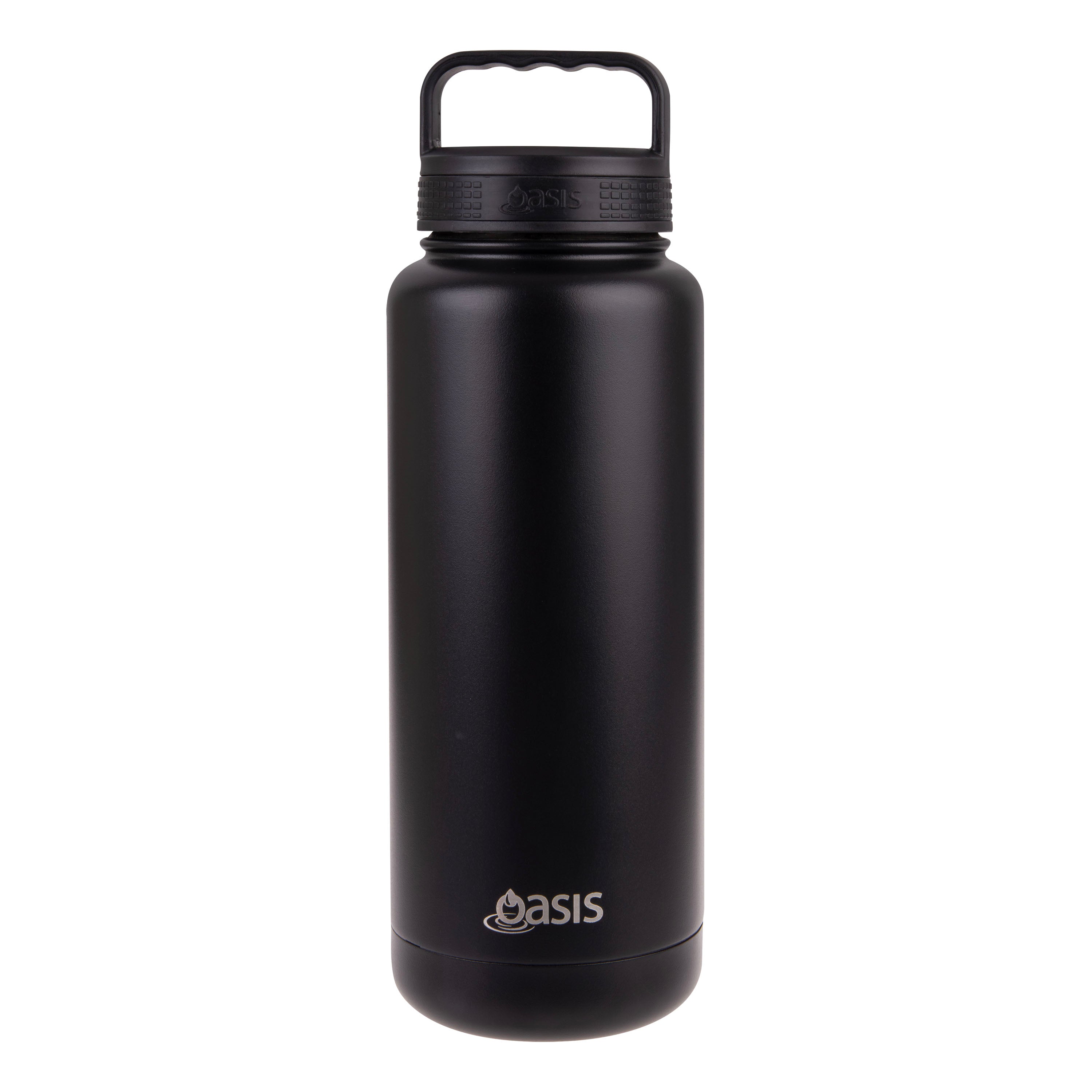Oasis Titan Double Wall Drink Bottle 1.2L - Black