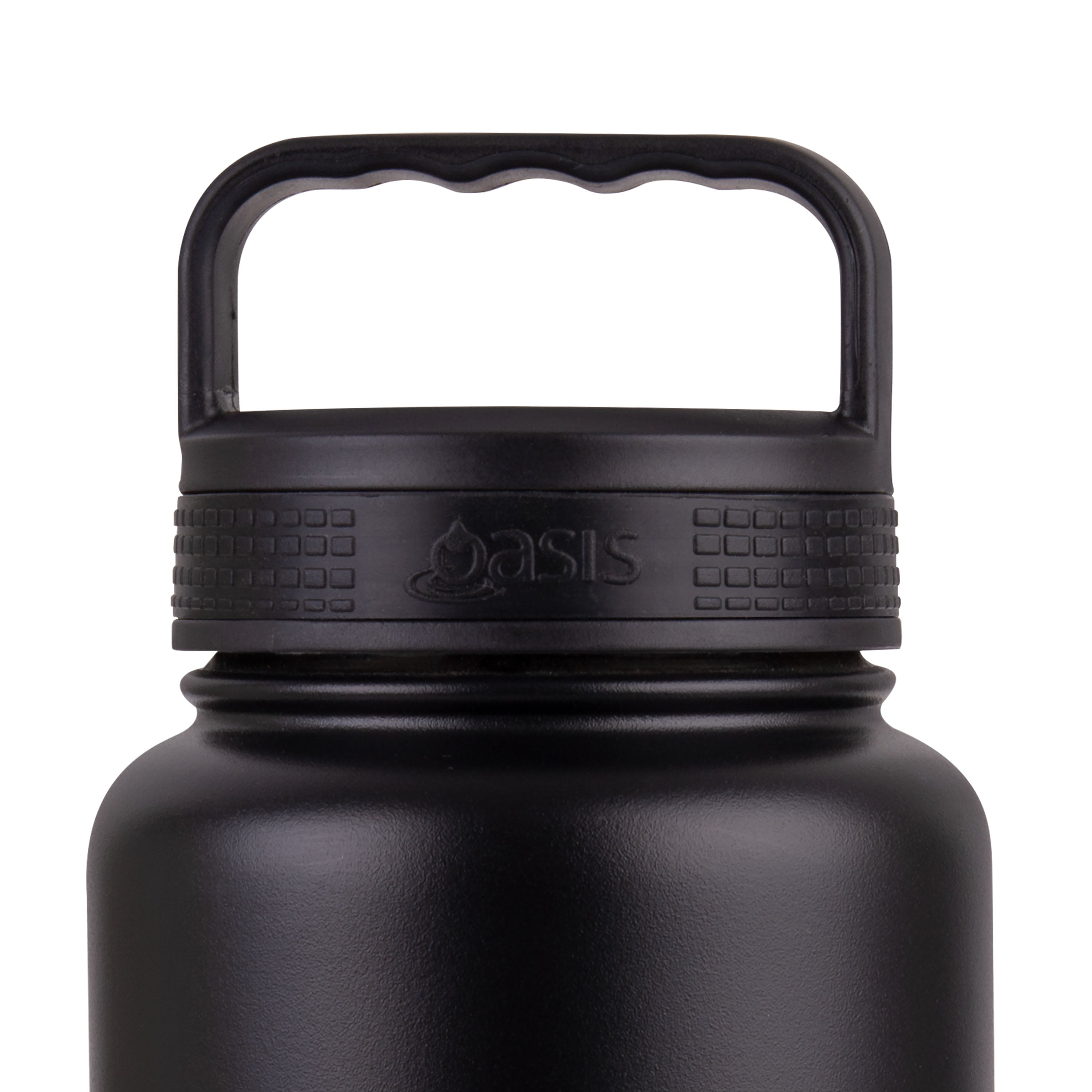 Oasis Titan Double Wall Drink Bottle 1.2L - Black