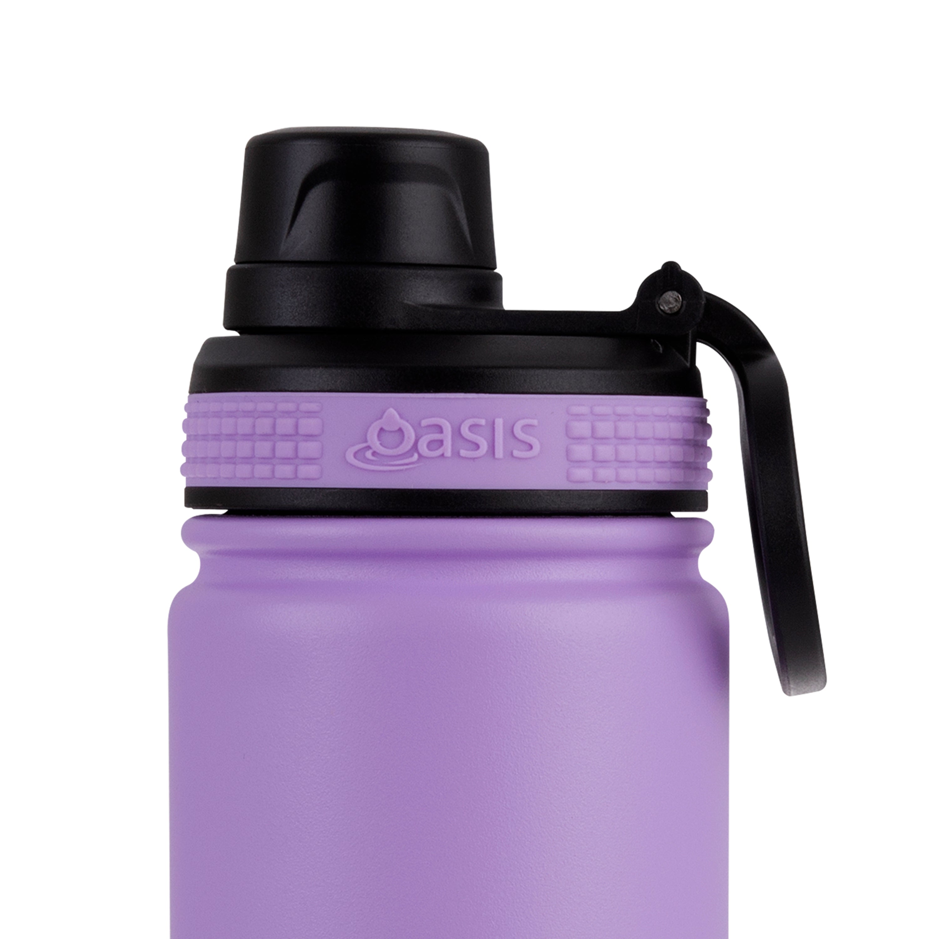 Oasis Challenger Double Wall Sports Bottle with Screw Cap 550ml - Lavender