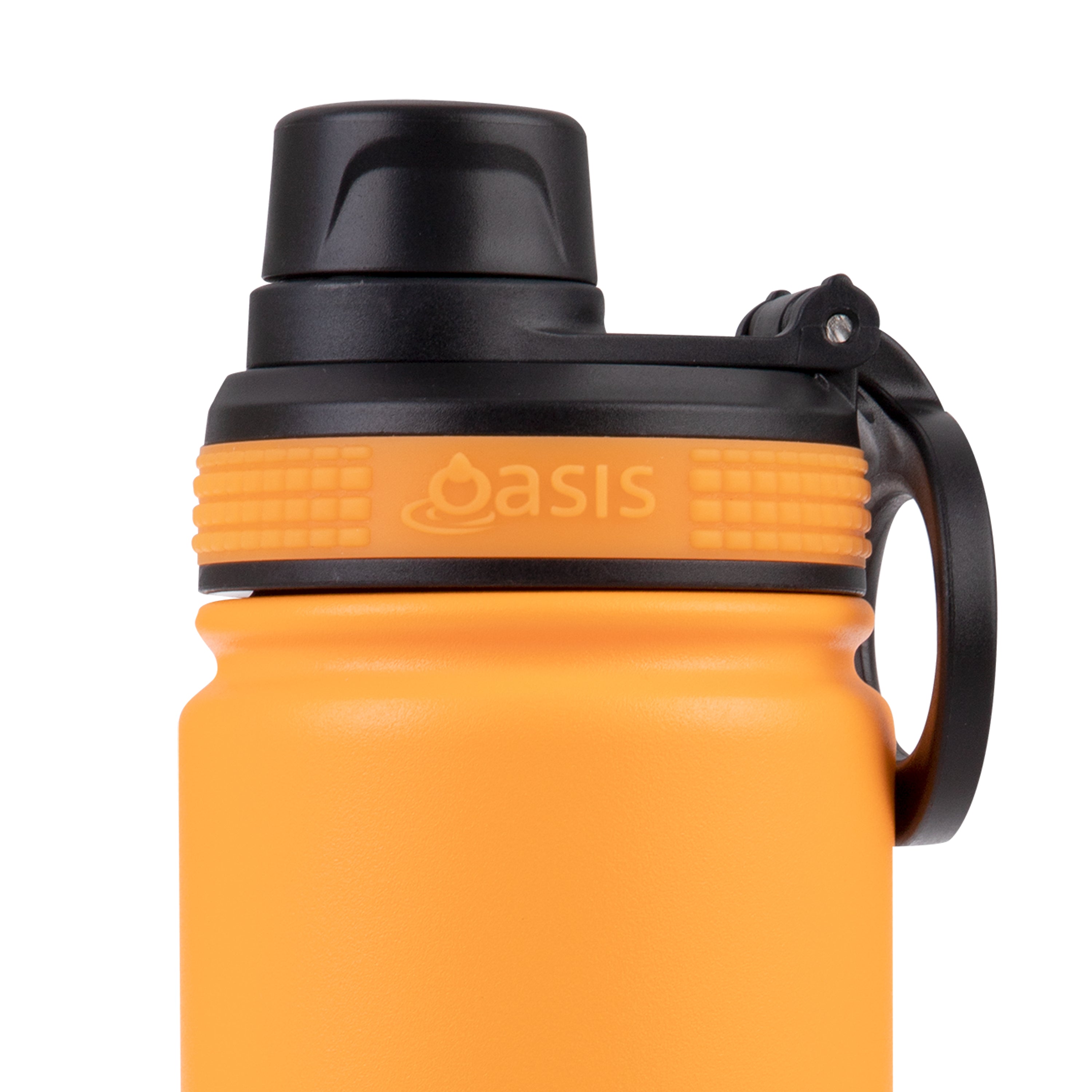 Oasis Challenger Double Wall Sports Bottle with Screw Cap 550ml - Neon Orange