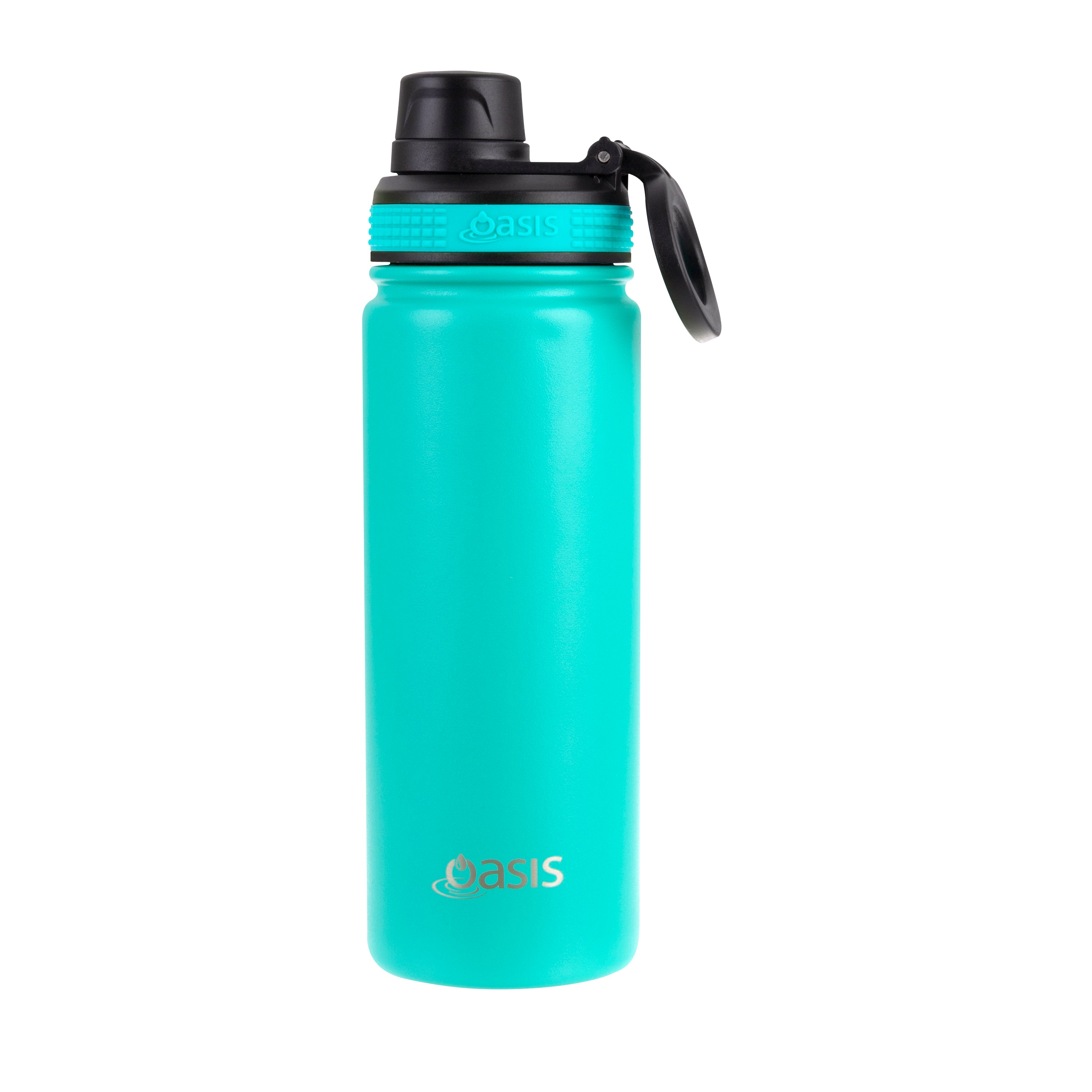 Oasis Challenger Double Wall Sports Bottle with Screw Cap 550ml - Turquoise