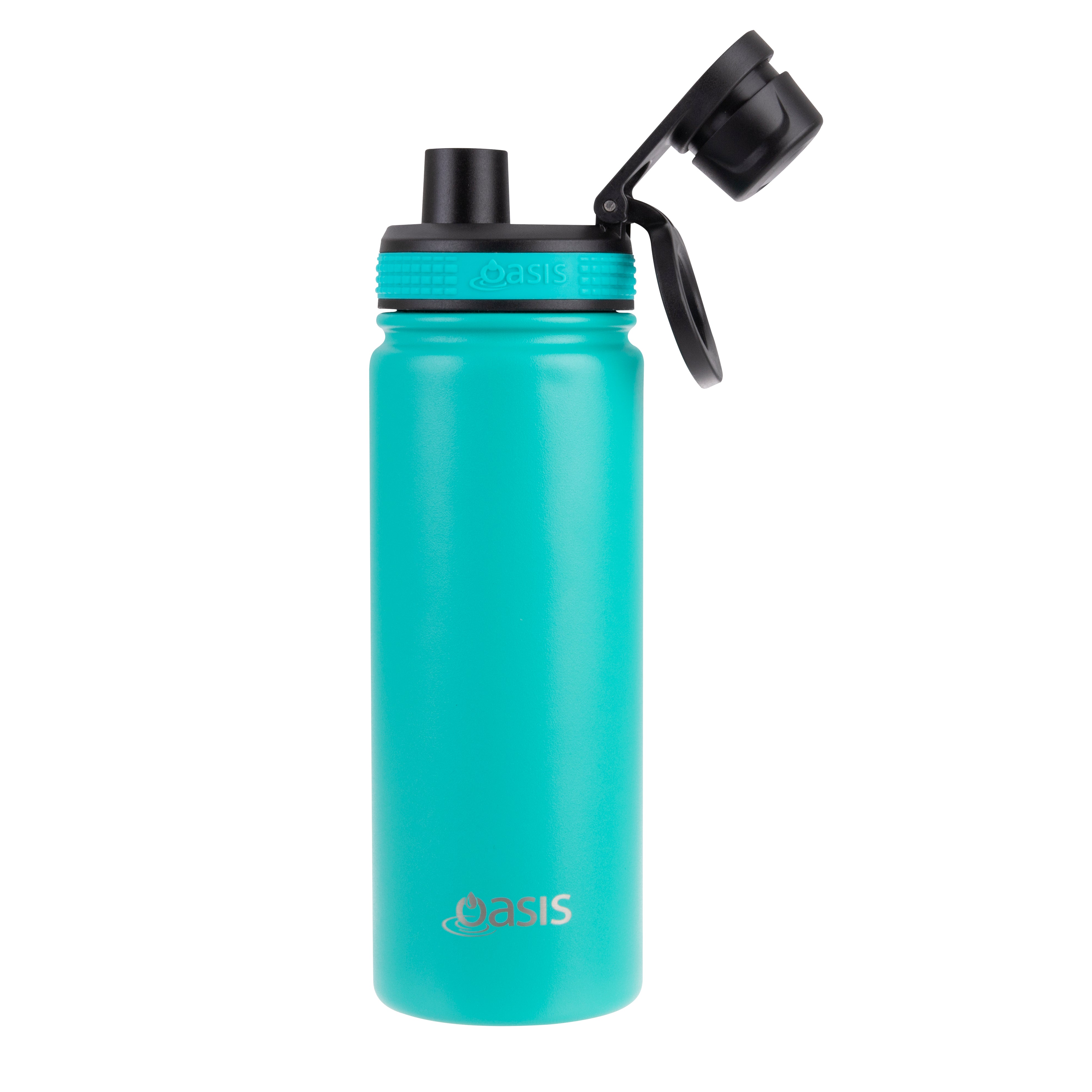 Oasis Challenger Double Wall Sports Bottle with Screw Cap 550ml - Turquoise