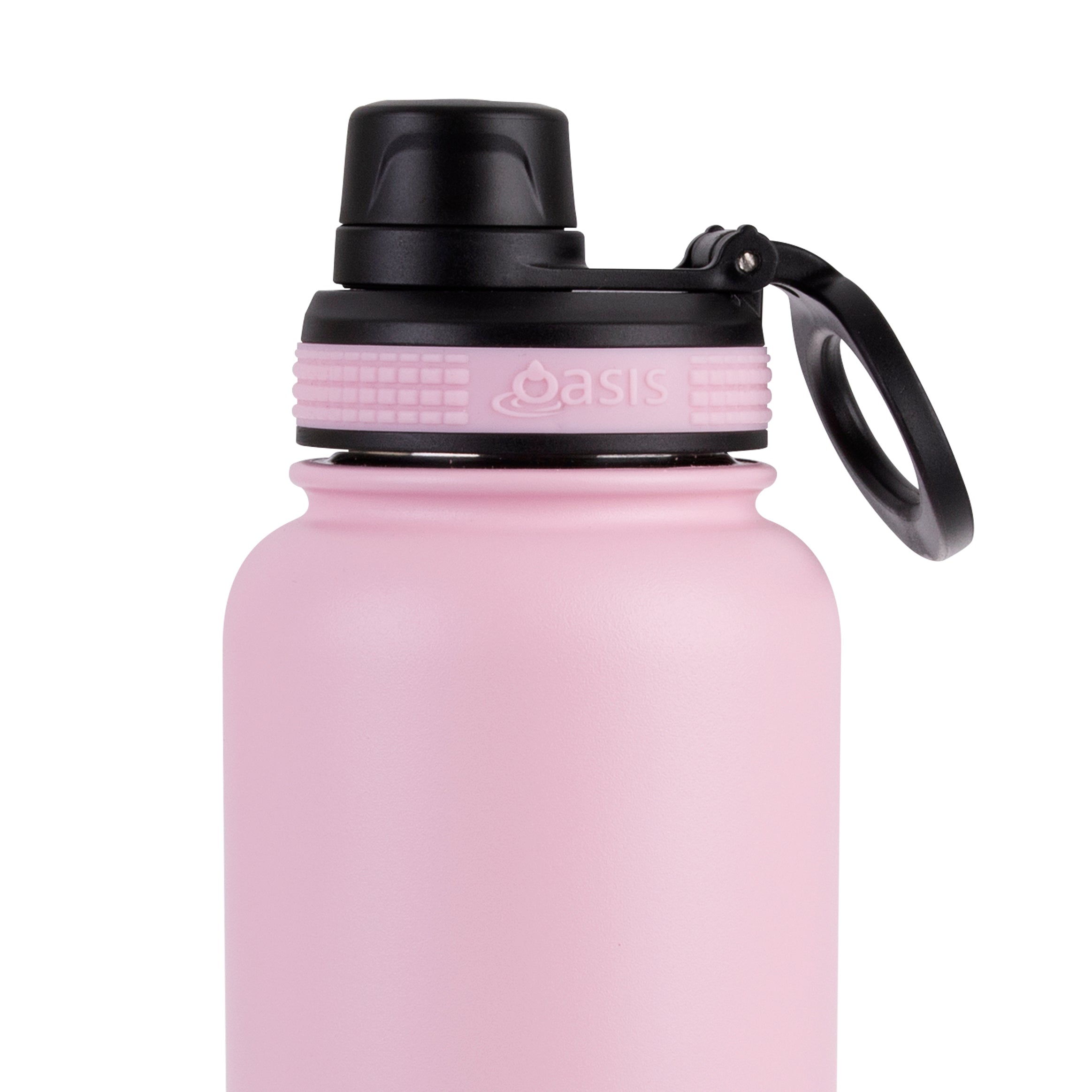 Oasis Challenger Double Wall Sports Bottle with Screw Cap 1.1L - Carnation