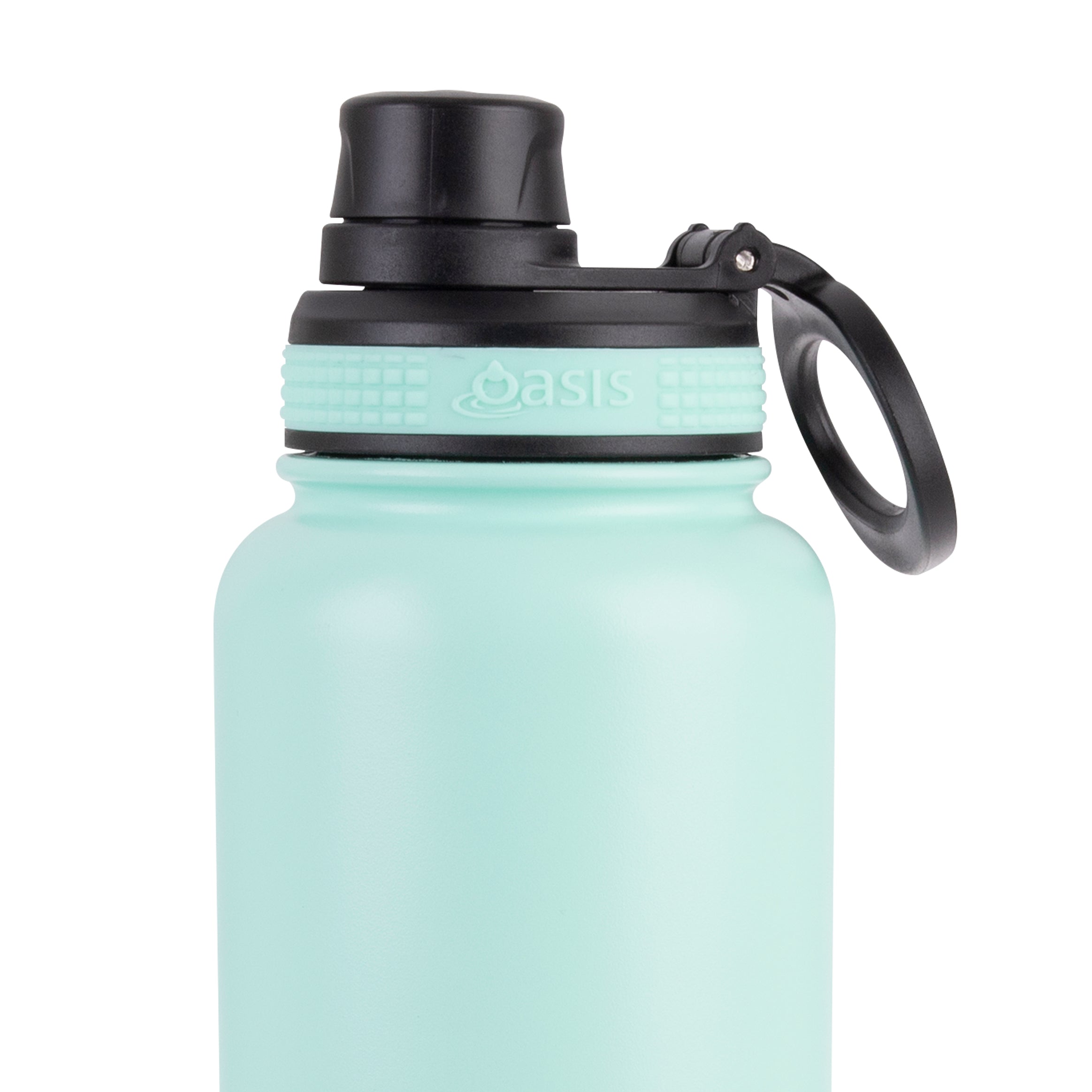 Oasis Challenger Double Wall Sports Bottle with Screw Cap 1.1L - Mint