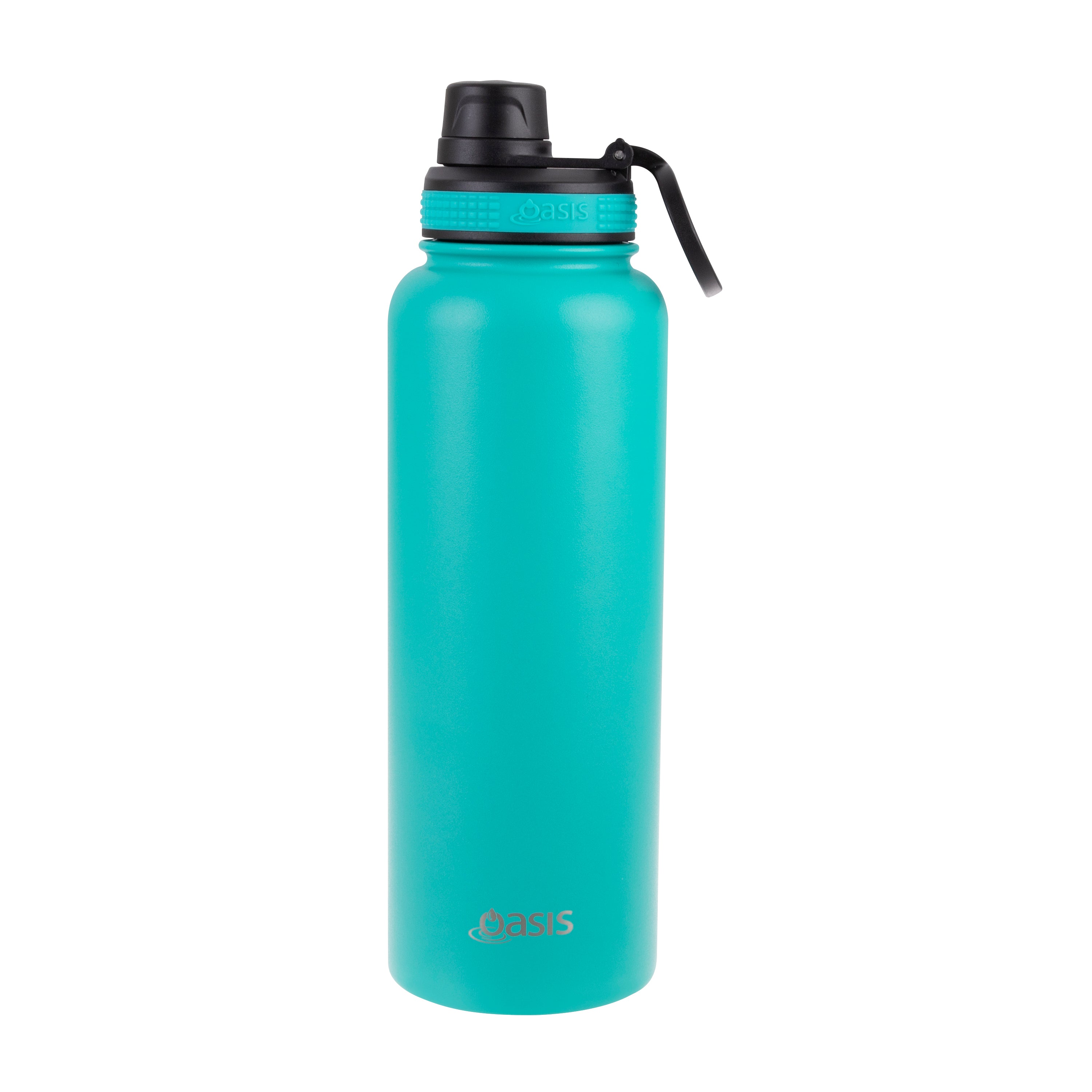 Oasis Challenger Double Wall Sports Bottle with Screw Cap 1.1L - Turquoise