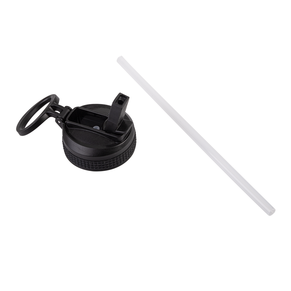 Oasis Challenger Replacement Sipper Lid with Straw – 1.1L (Black)