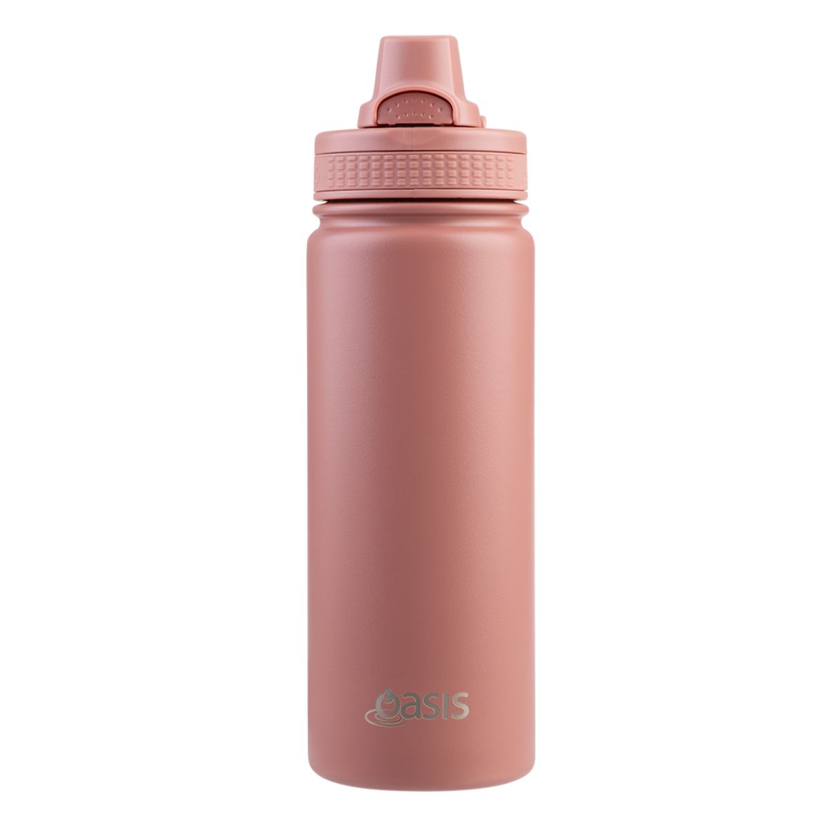 Oasis Challenger Double Wall Sports Bottle Quick Release 550ml - Auburn
