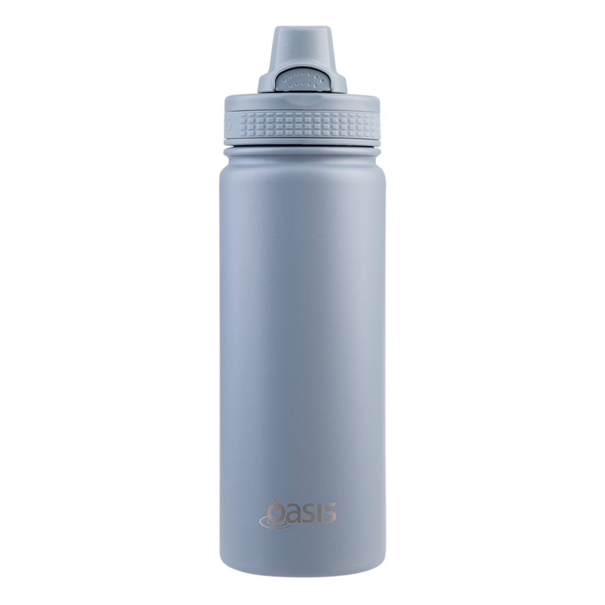 Oasis Challenger Double Wall Sports Bottle Quick Release 550ml - Hazy Blue
