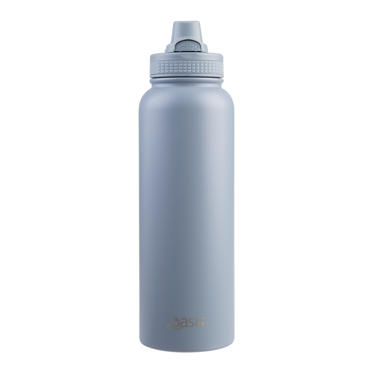 Oasis Challenger Double Wall Sports Bottle Quick Release 1.1L - Hazy Blue