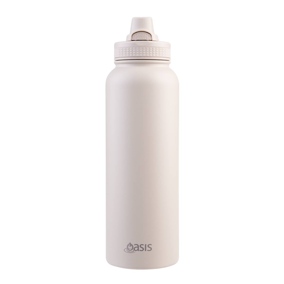 Oasis Challenger Double Wall Sports Bottle Quick Release 1.1L - Oat