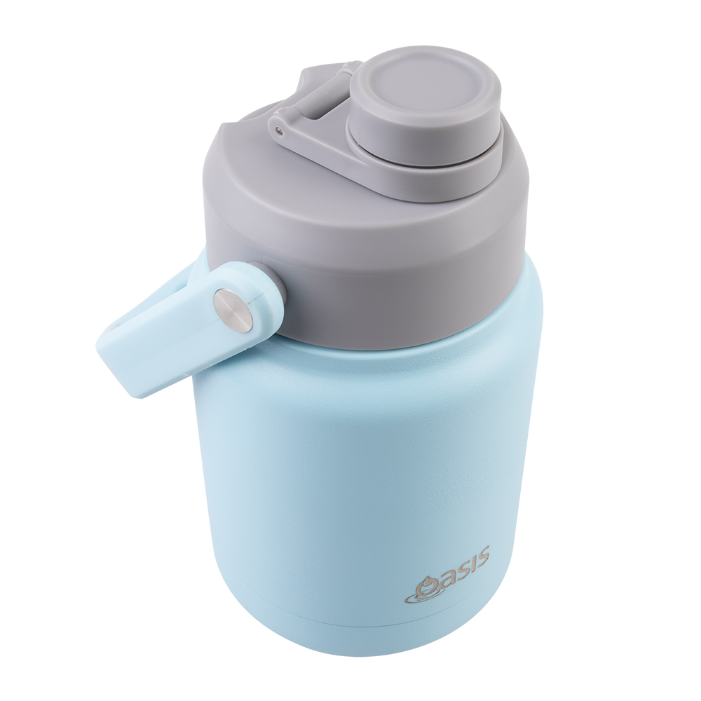 Oasis Carry Handle Lid – For 1.2L Stainless Steel Double Wall Mini Jug (8897-0) - Island Blue