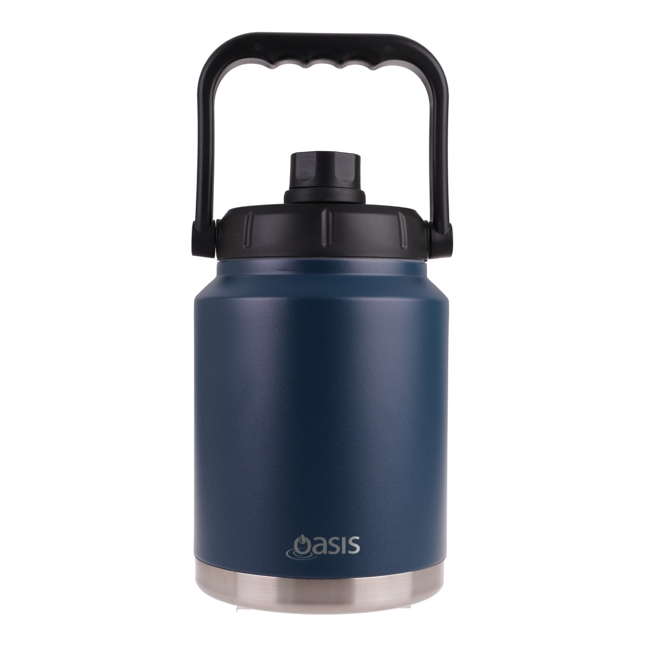 Oasis Stainless Steel Jug with Carry Handle 2.1L - Navy