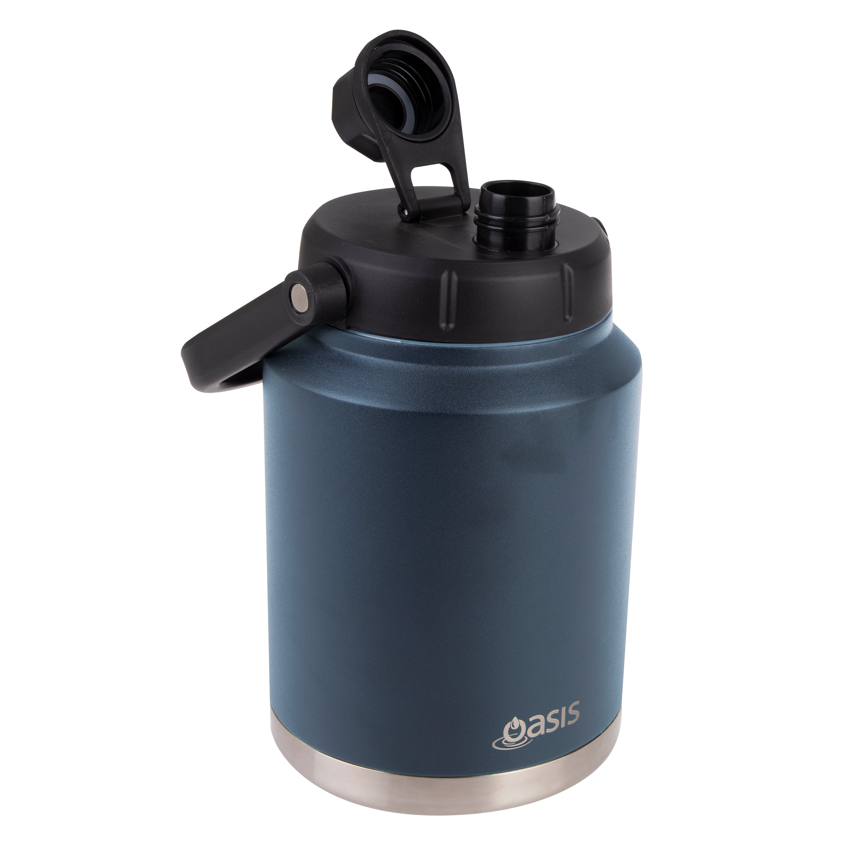 Oasis Stainless Steel Jug with Carry Handle 2.1L - Navy