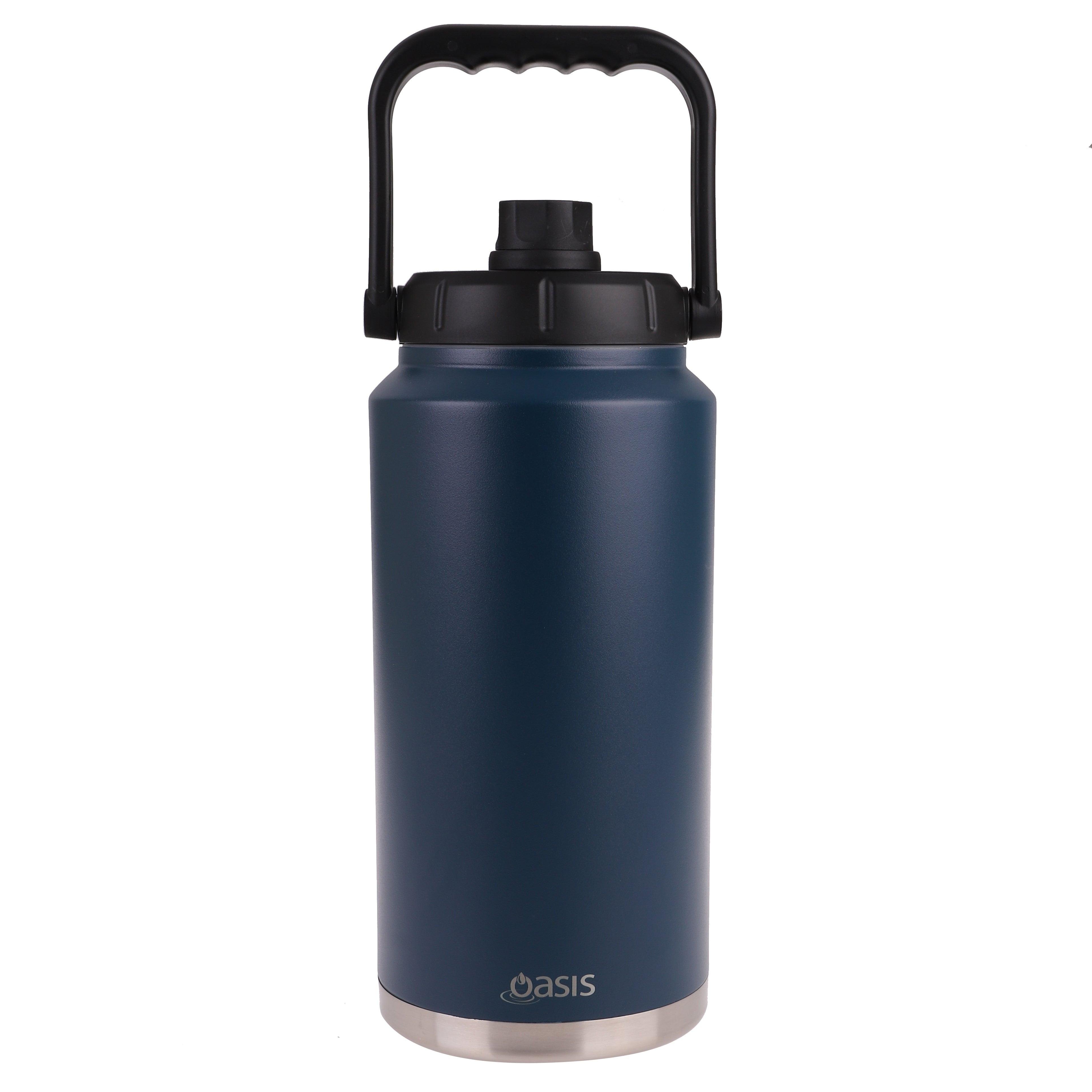 Oasis Stainless Steel Jug with Carry Handle 3.8L - Navy