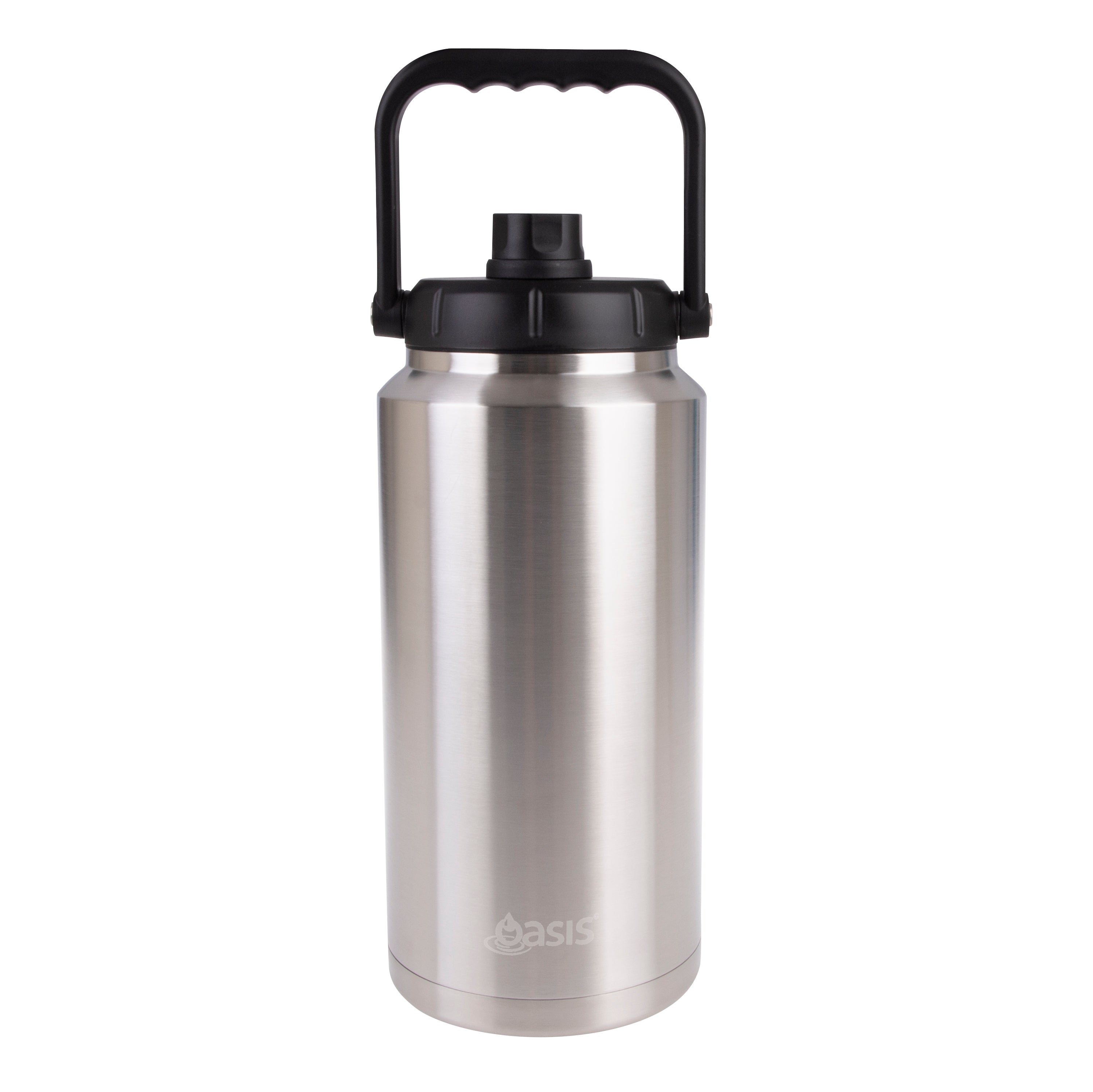 Oasis Stainless Steel Jug with Carry Handle 3.8L - Silver