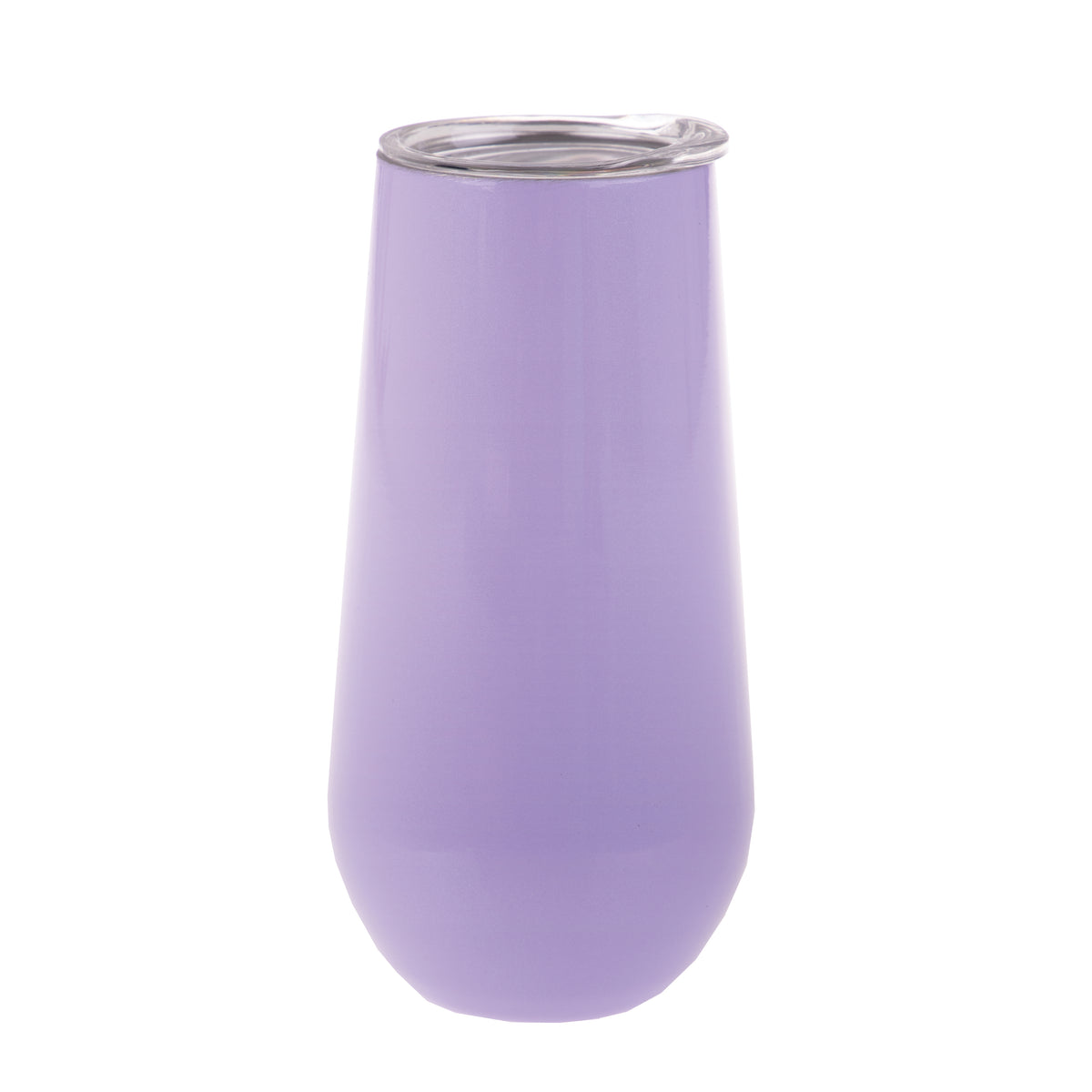 Oasis Stainless Steel Double Wall Champagne Flute 180ml - Lilac