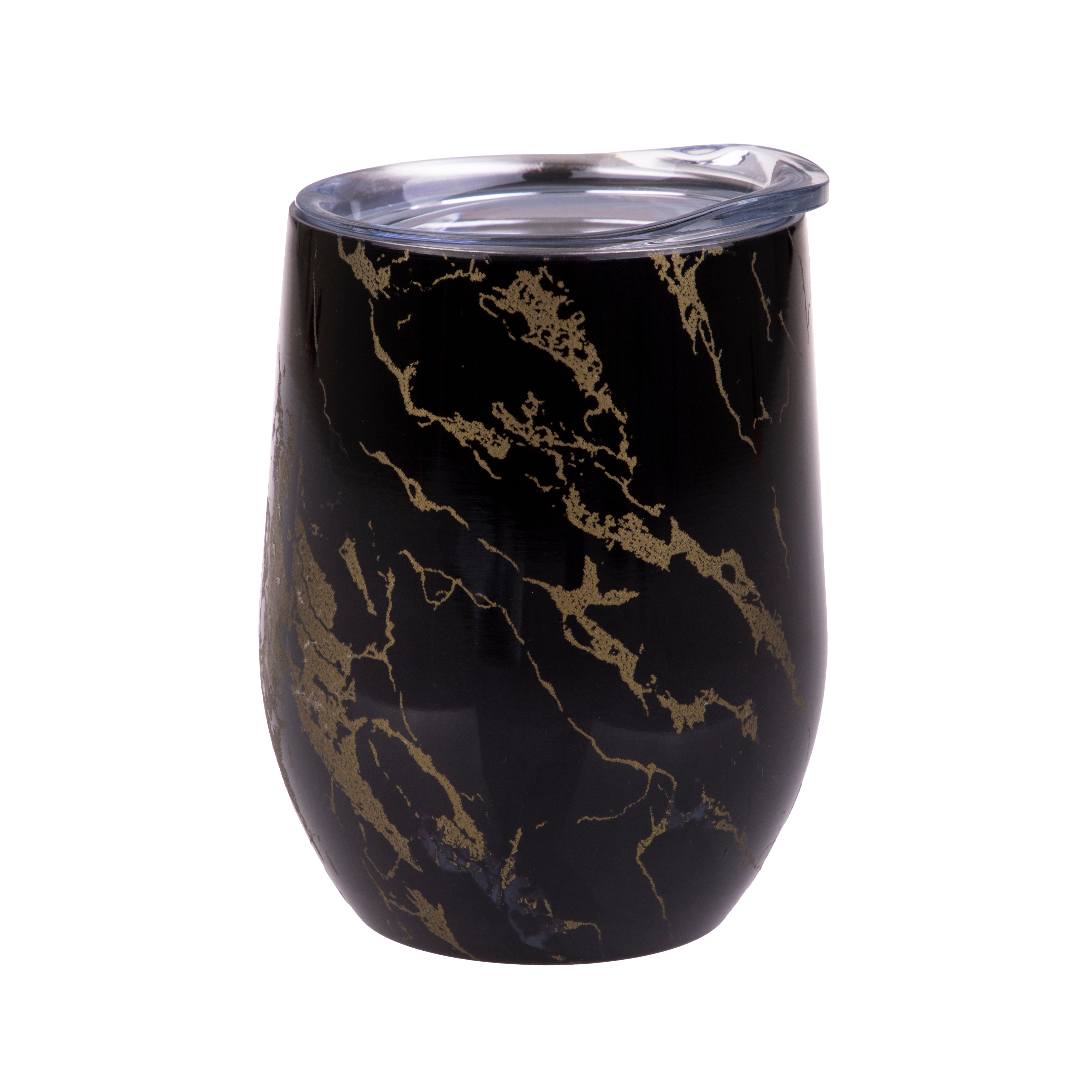 Oasis Stainless Steel Double Wall Wine Tumbler 330ml - Gold Onyx