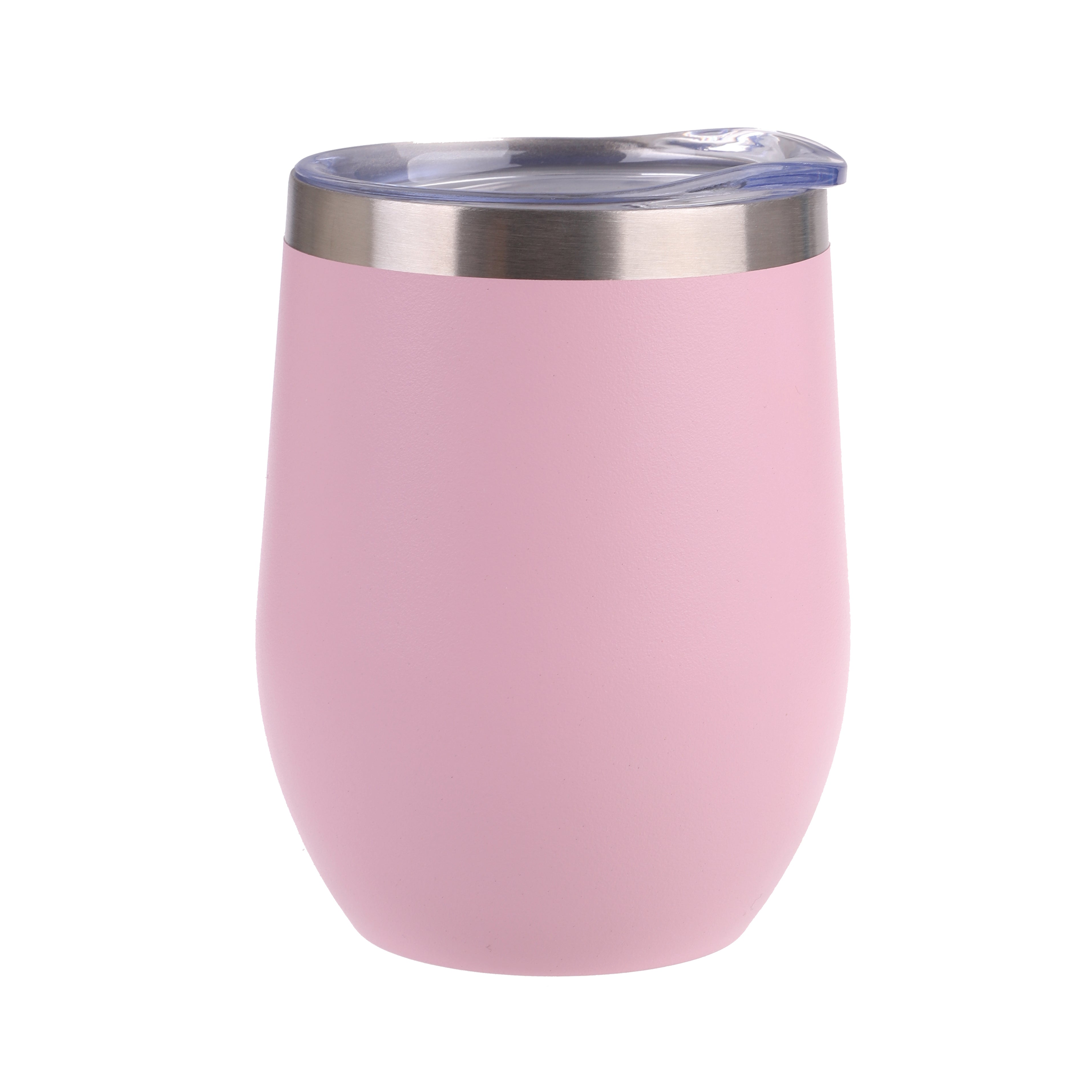 Oasis Stainless Steel Double Wall Wine Tumbler 330ml - Carnation