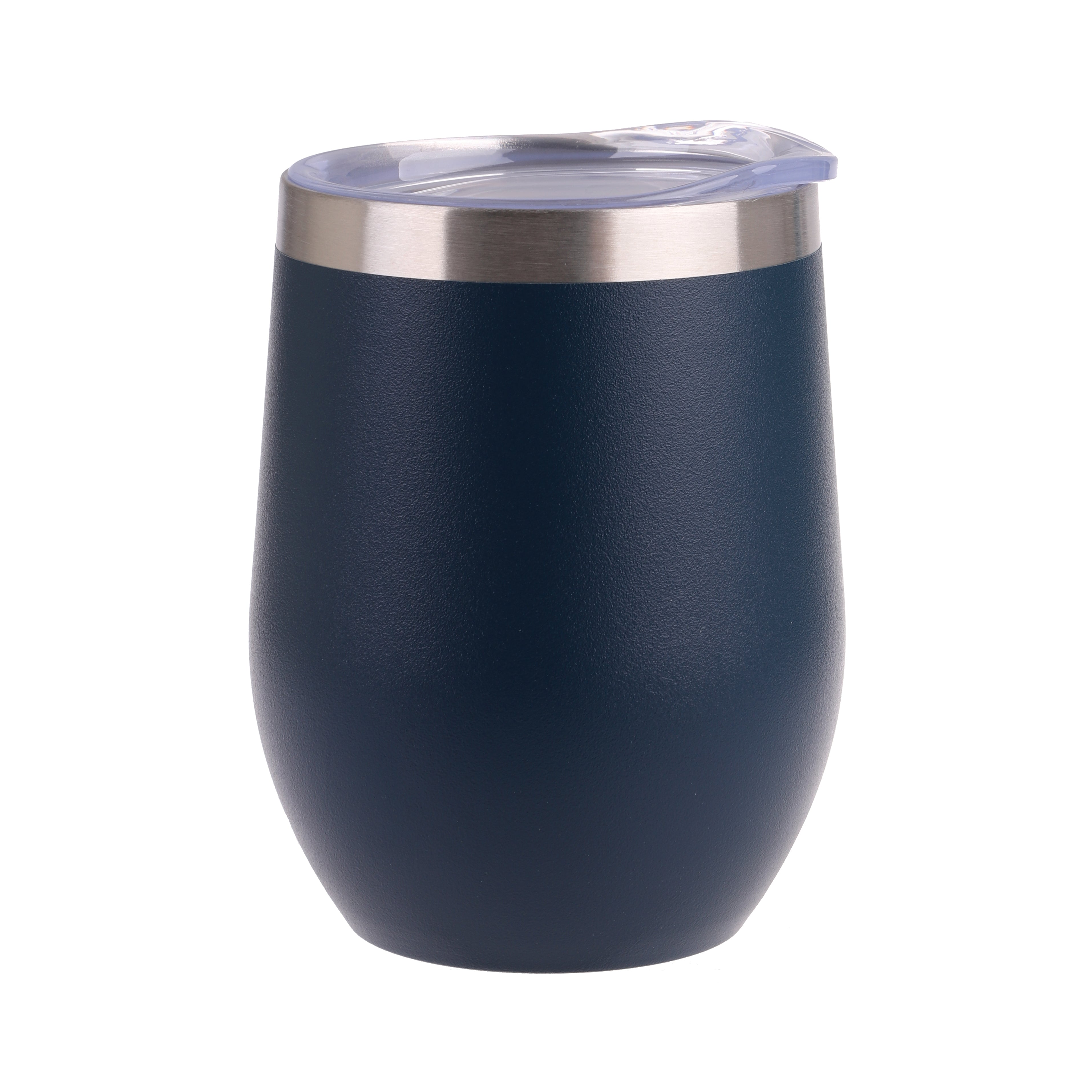 Oasis Stainless Steel Double Wall Wine Tumbler 330ml - Navy