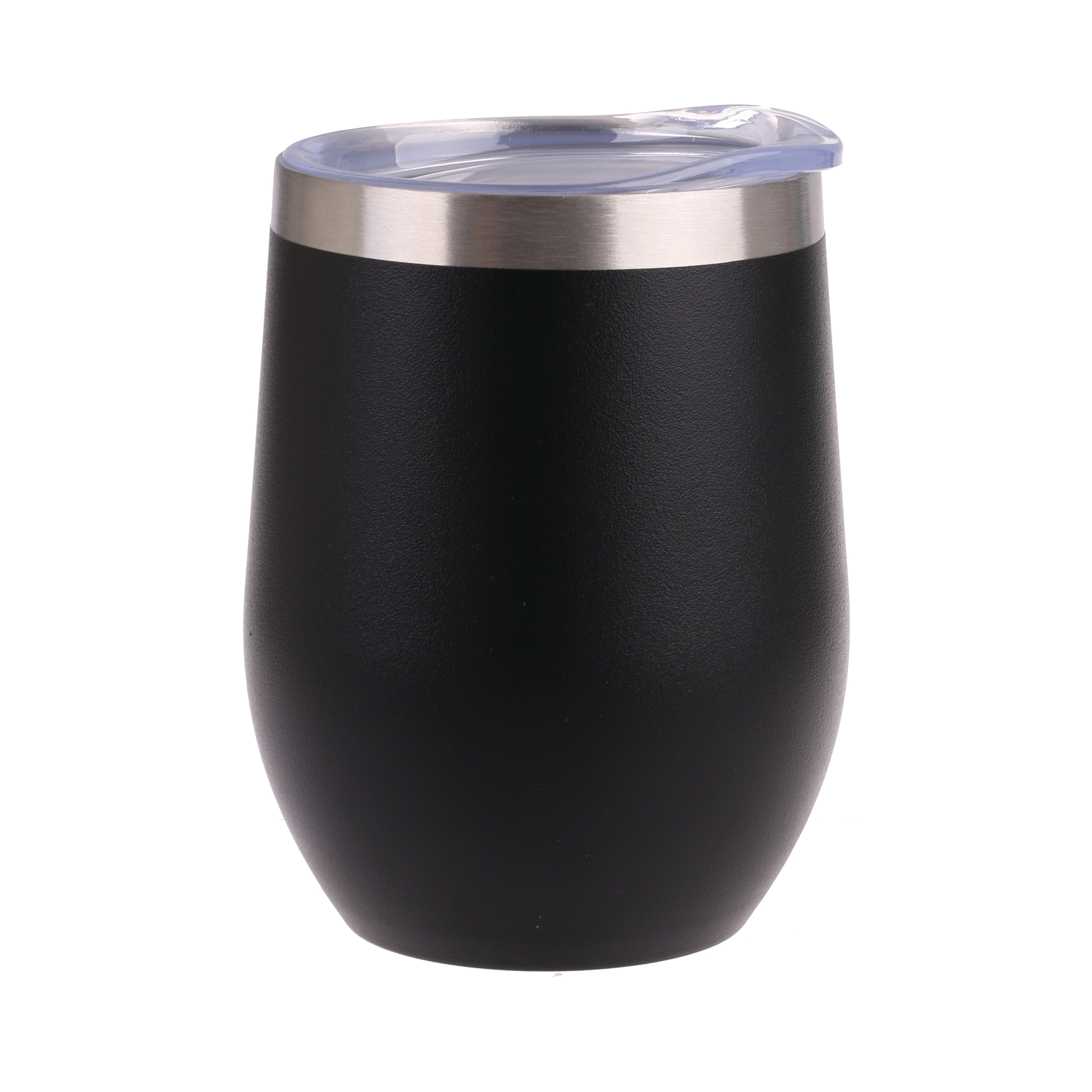 Oasis Stainless Steel Double Wall Wine Tumbler 330ml - Onyx