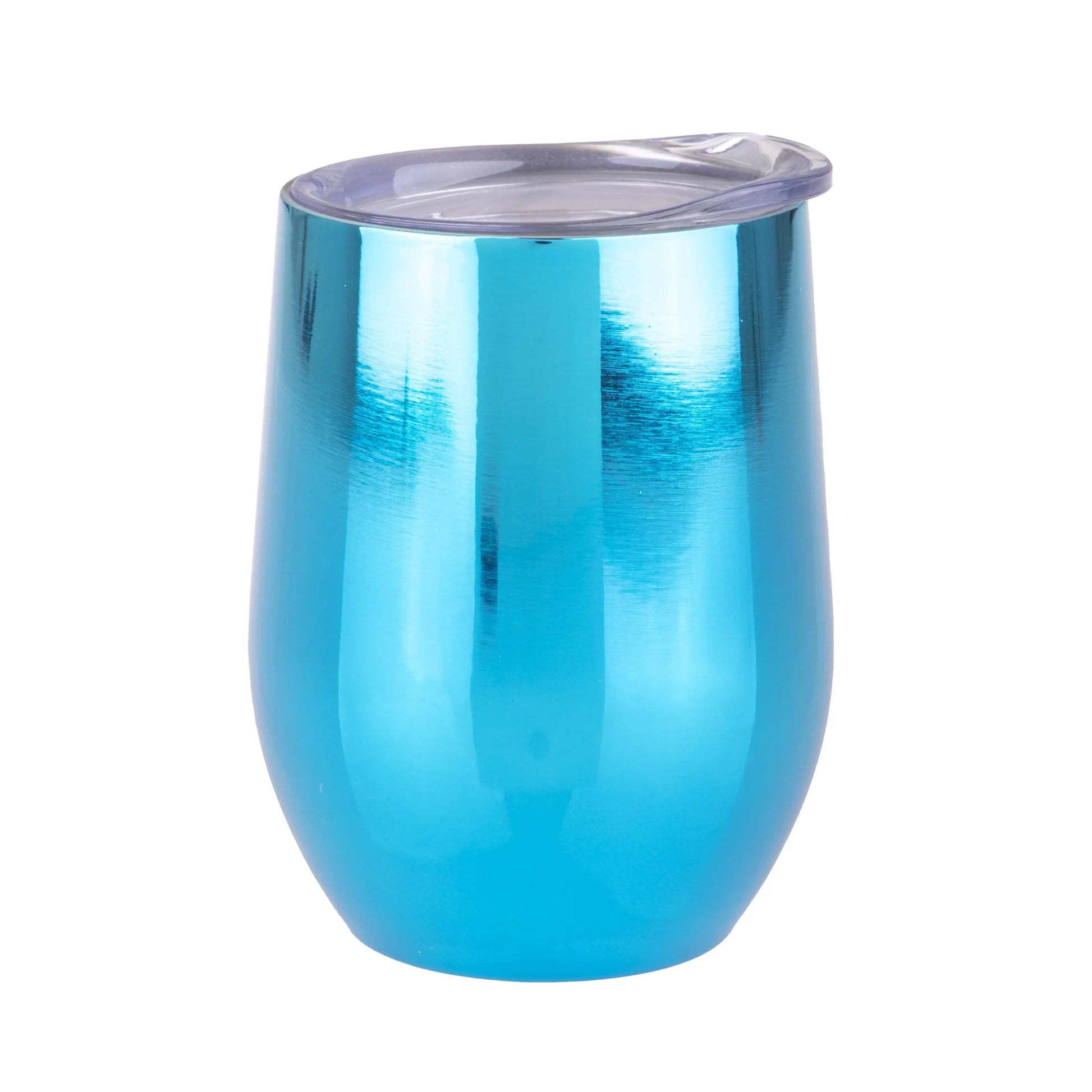 Oasis Stainless Steel Double Wall Wine Tumbler 330ml - Mirror Sapphire