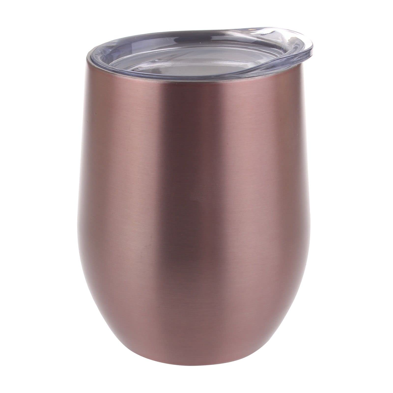 Oasis Stainless Steel Double Wall Wine Tumbler 330ml - Rose