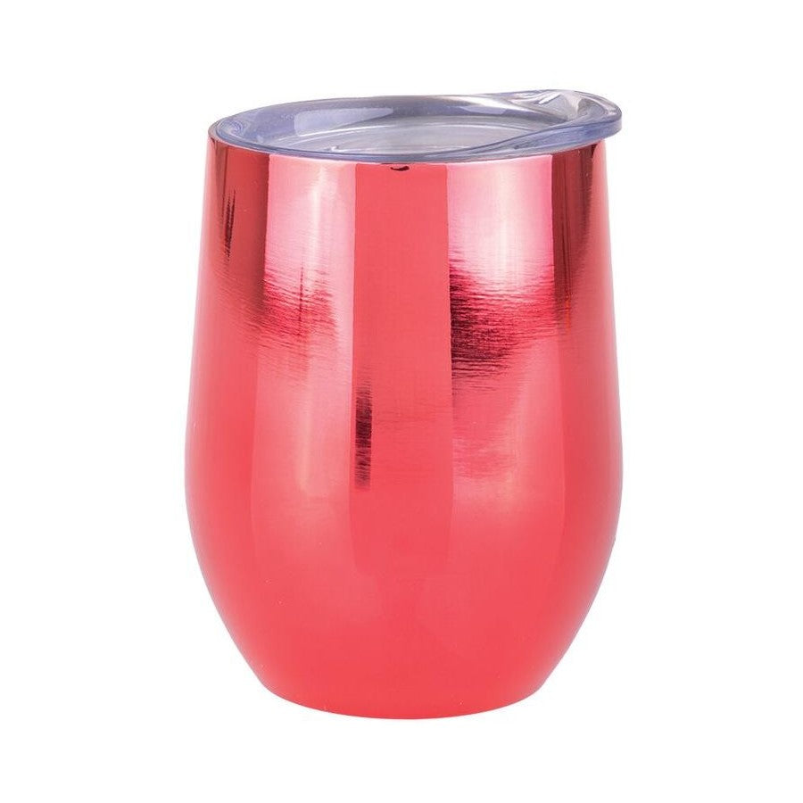 Oasis Stainless Steel Double Wall Wine Tumbler 330ml - Ruby