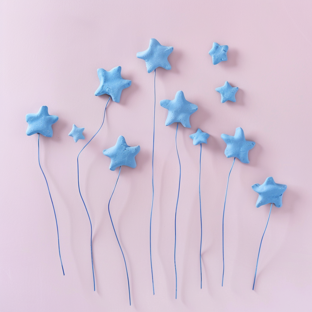 Bake Group Flower Wire 24 Gauge Metallic Blue