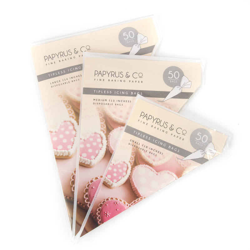 Papyrus Tipless Icing Bags Large 14in 50 Pack
